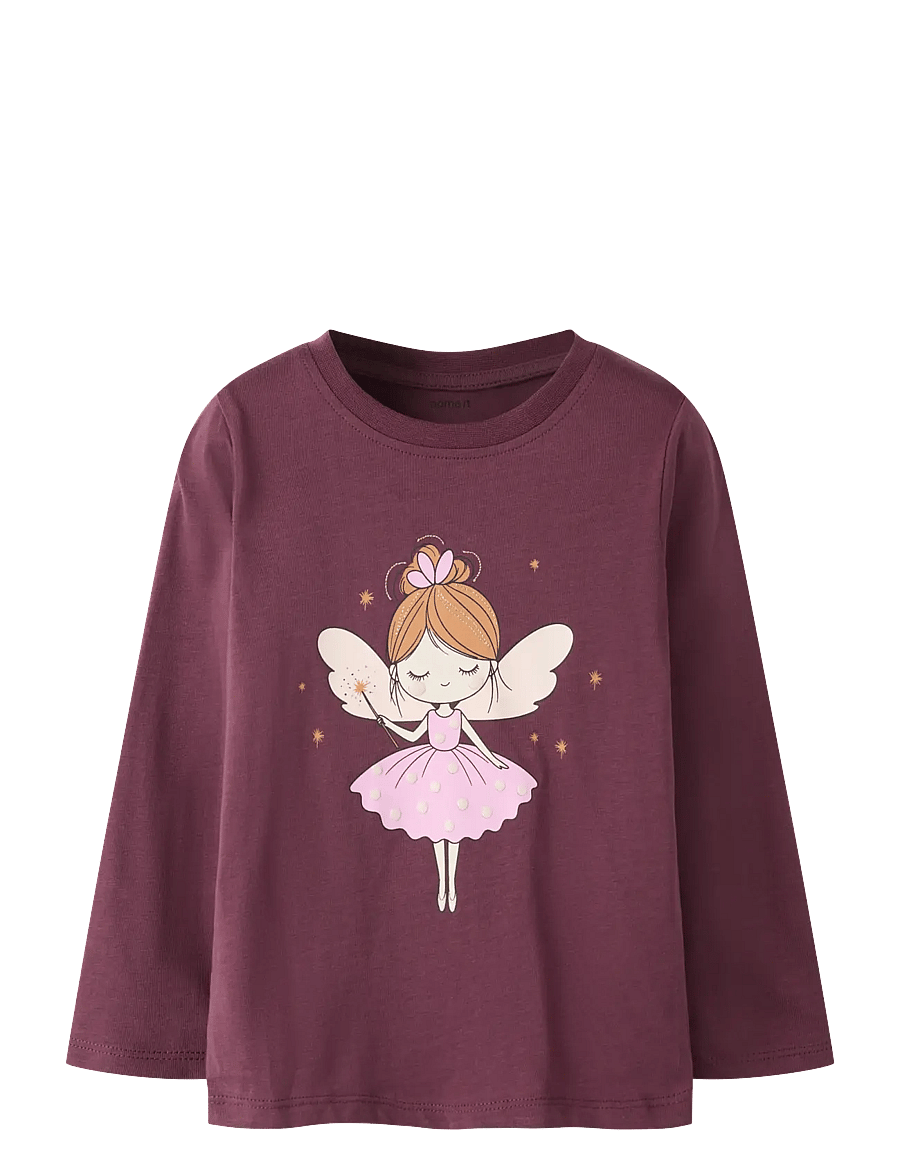 name it - NMFRILARIA LS TOP - langärmelig - catawba grape - 0