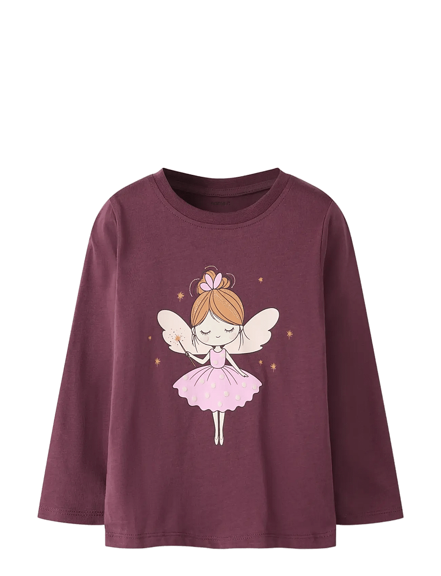 name it - NMFRILARIA LS TOP - langärmelig - catawba grape - 2