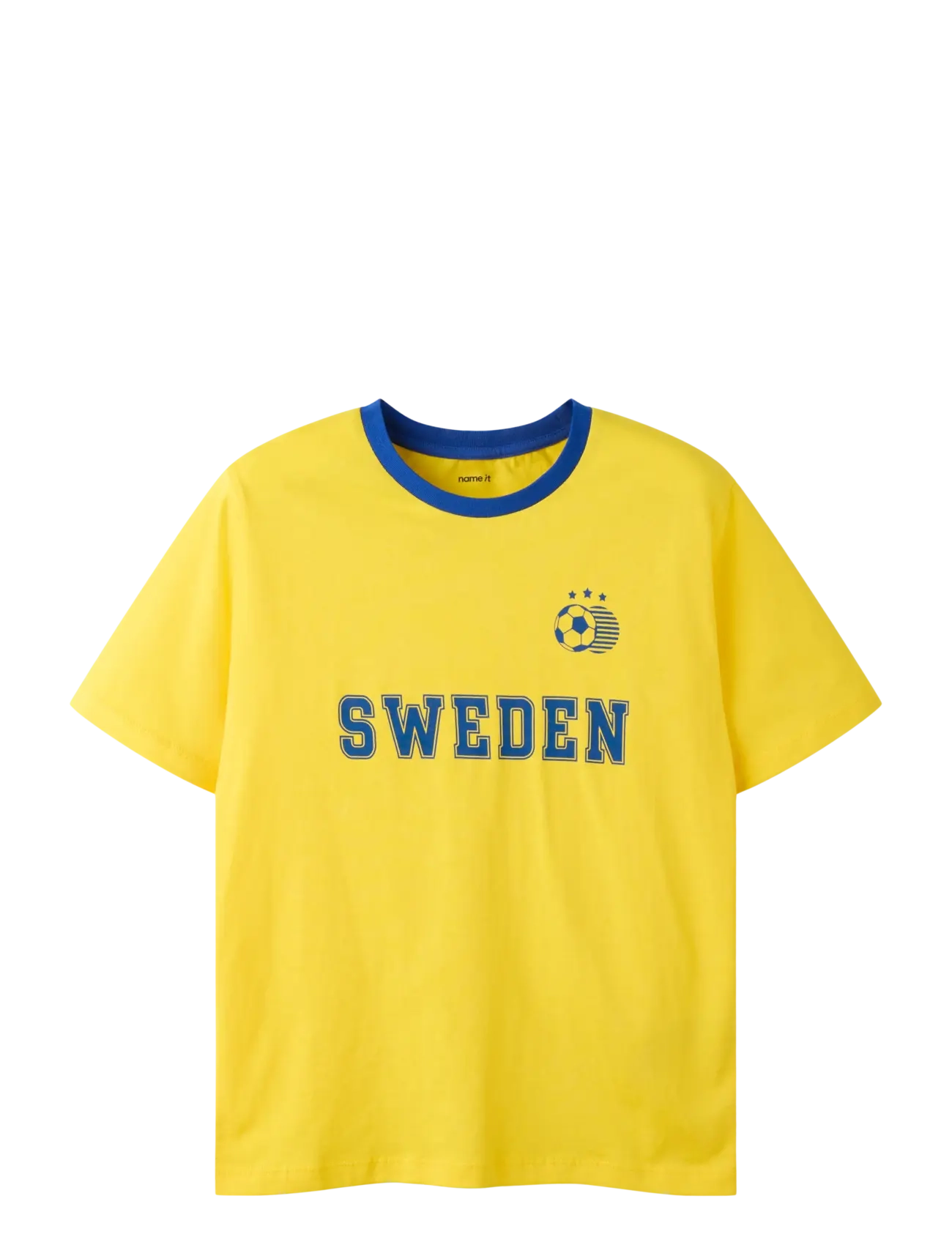 name it NKNJAMIE SS NREG TOP - Overdele - EMPIRE YELLOW / yellow