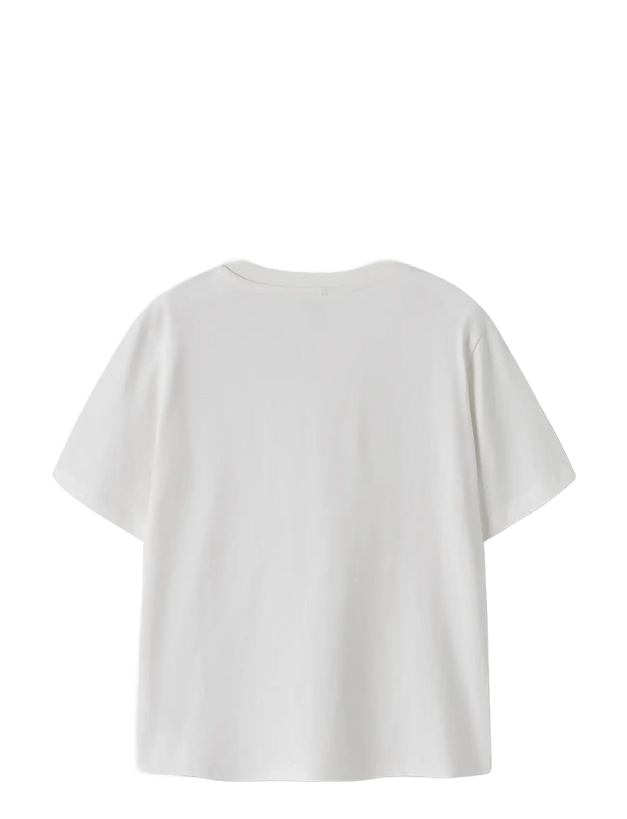 name it - NKNCHARLIE SS NREG TOP NOOS - kurzärmelige - cloud dancer - 1