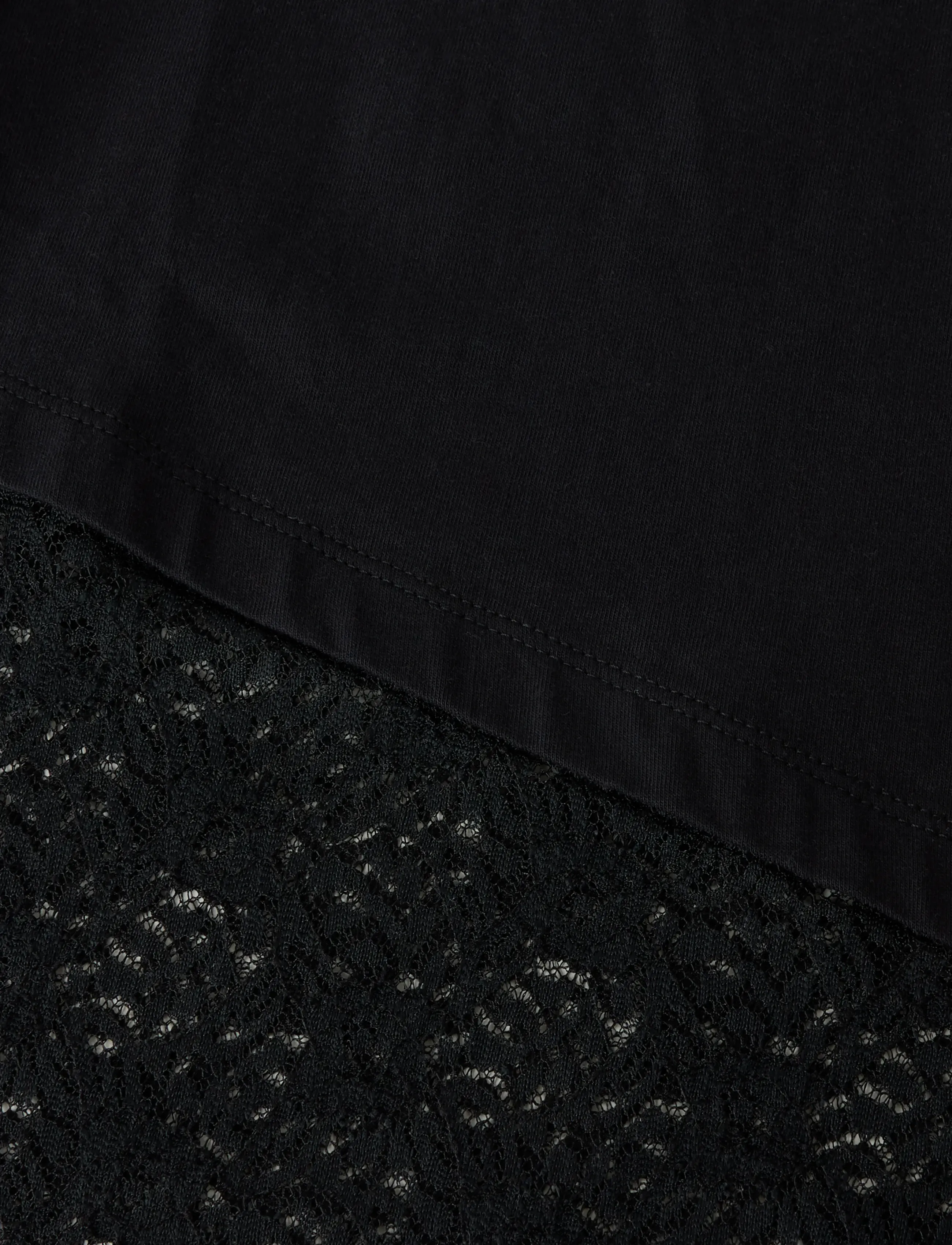 name it - NKFROELLA SS NREG TOP - kurzärmelige - black beauty - 2