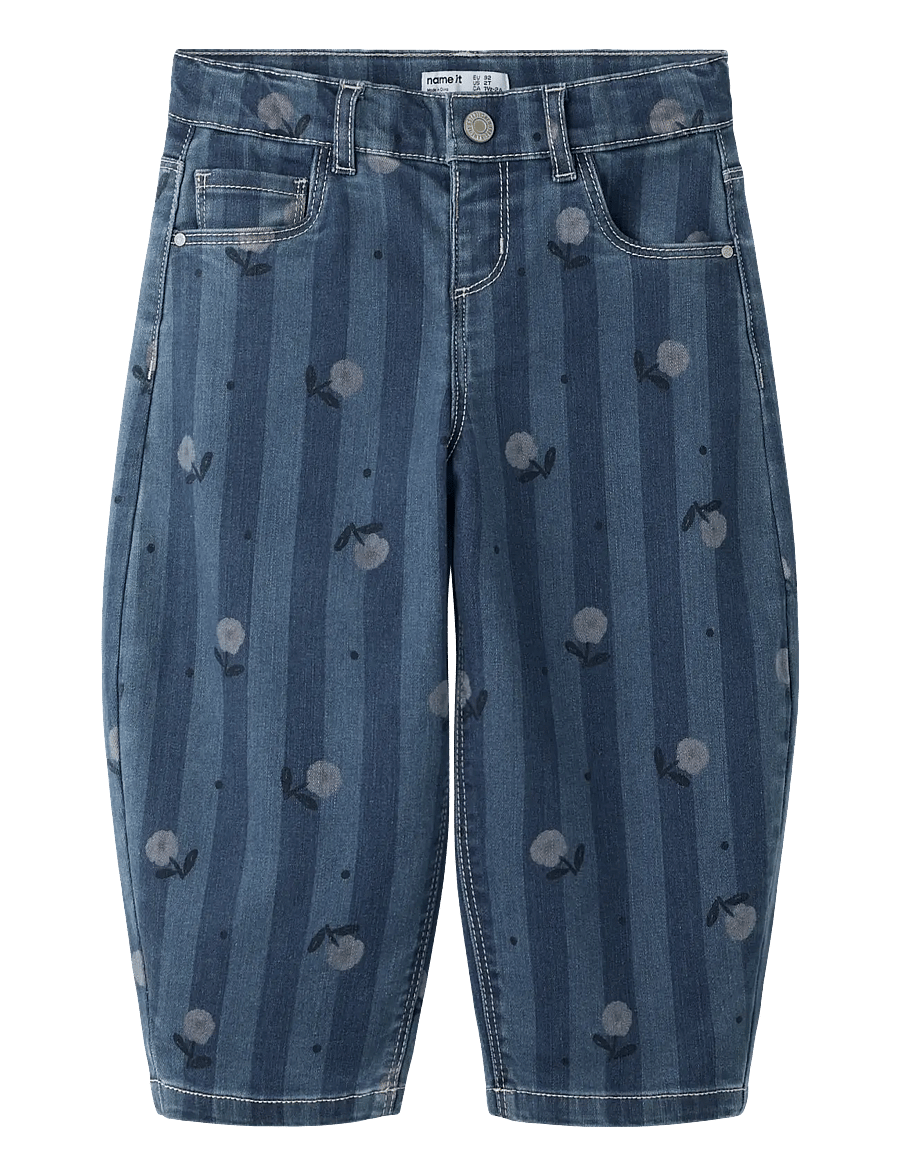 name it - NMFBELLA BARREL JEANS 6699-QN - medium blue denim - 0