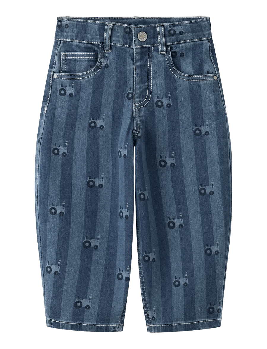 name it - NMMBEN BARREL JEANS 6699-QN - medium blue denim - 0