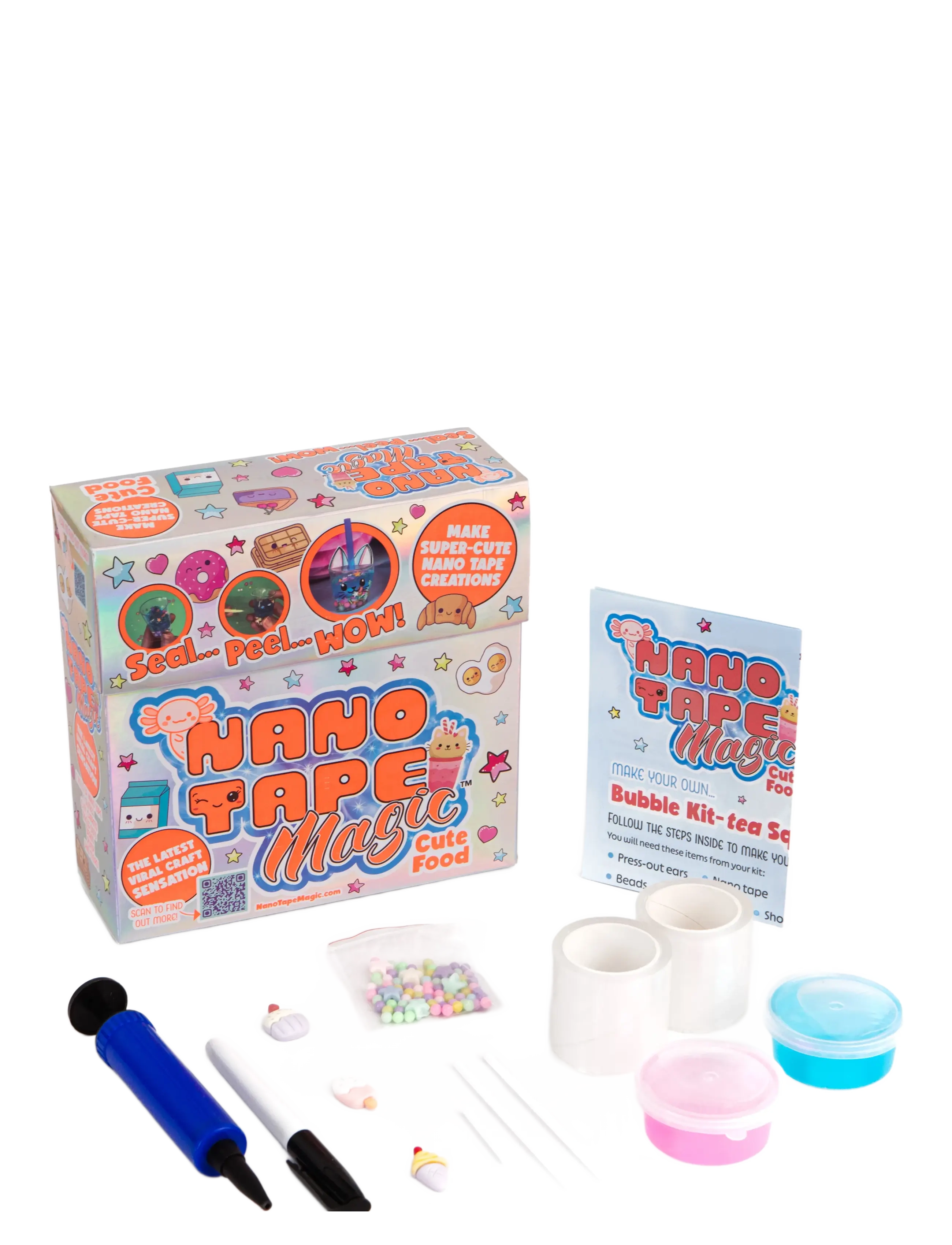 Nano Tape Nano Tape Magic Classic Cute Food, One Size, Multi/patterned, Håndværk > Håndværkssæt, Børn