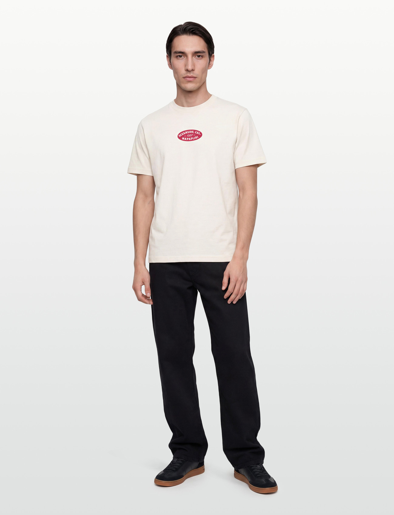 Napapijri S-Flint Ss Light Grey Melange - - S 1