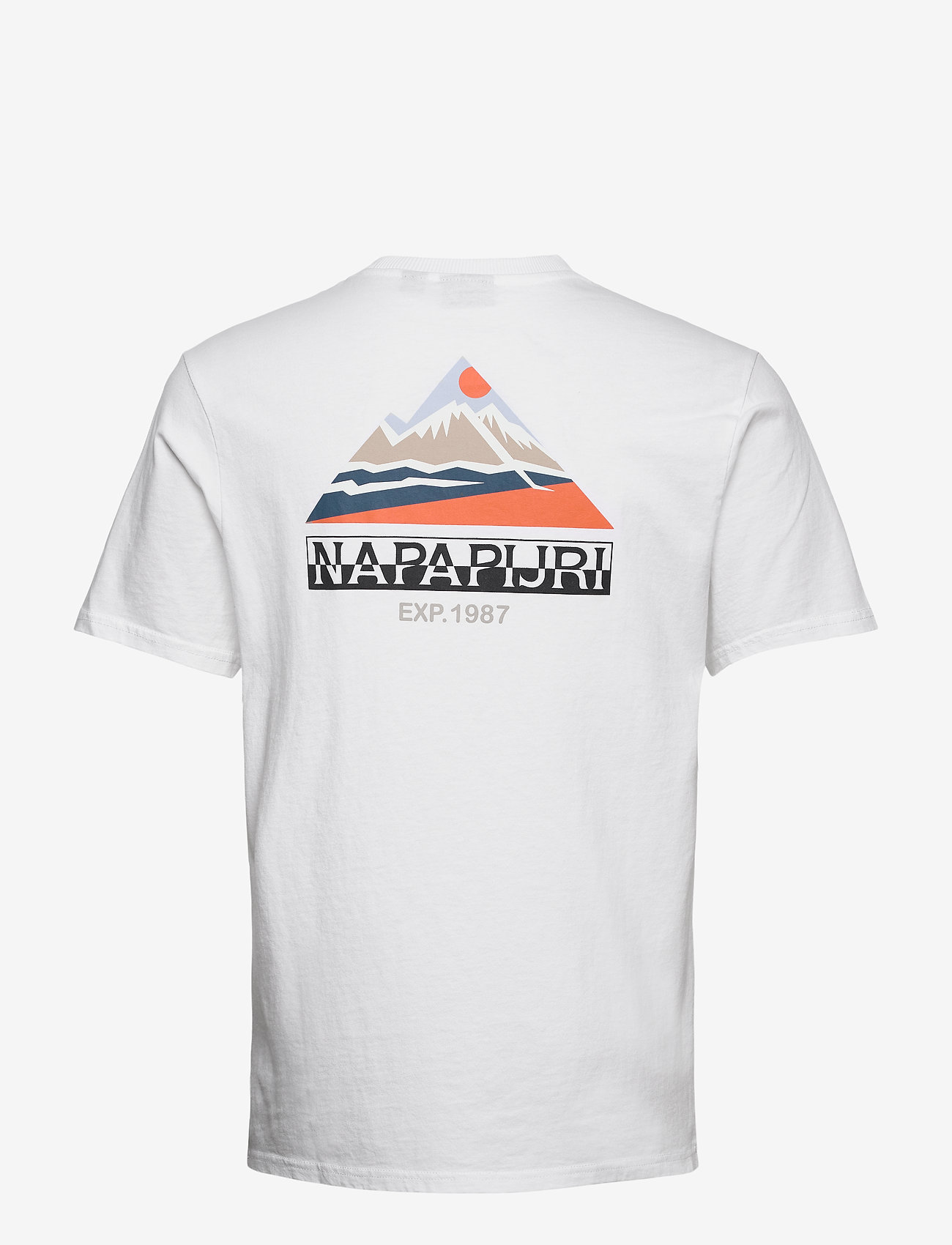 Napapijri - SOLE SS GRAPHIC - bright white - 1