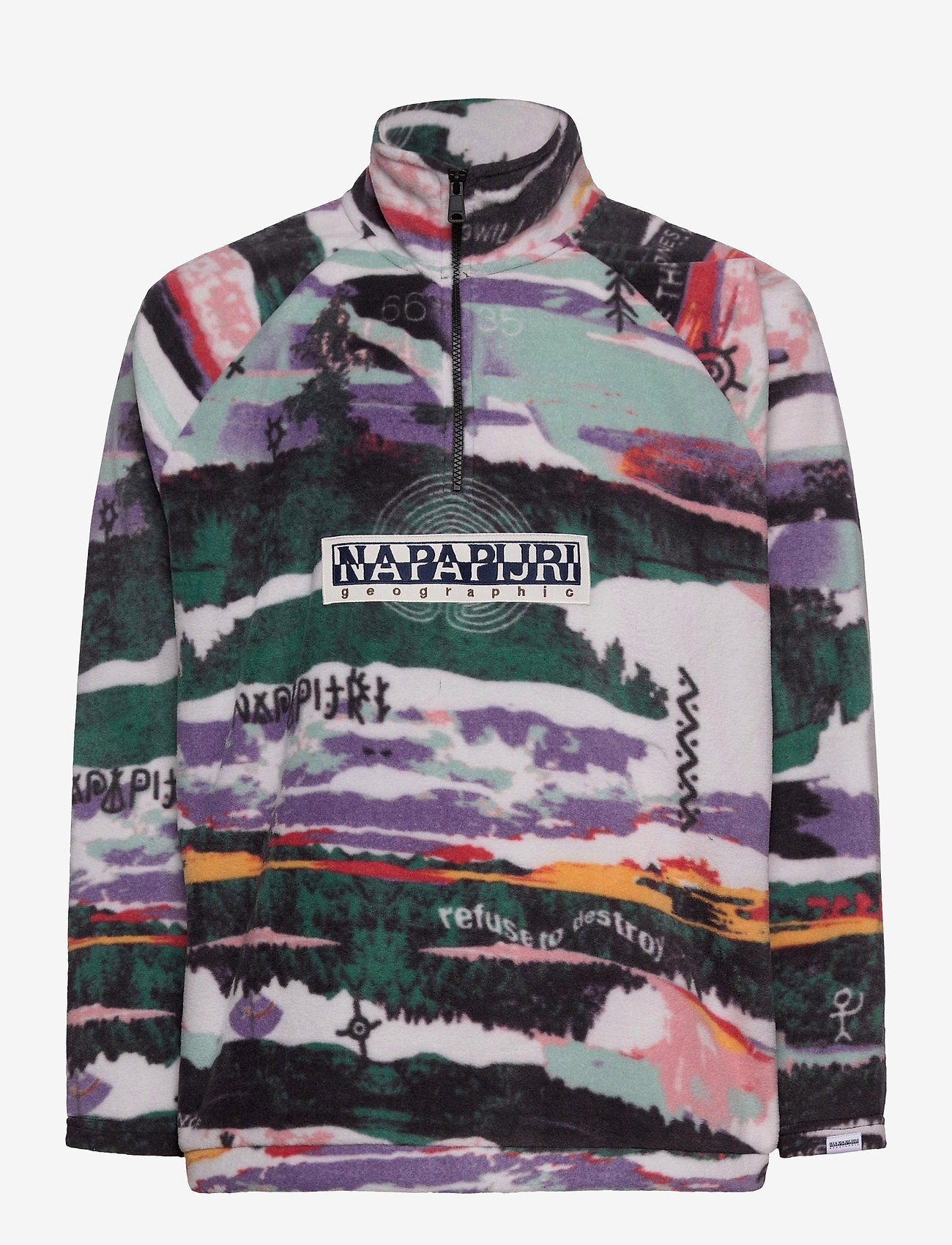 Napapijri - T-REVONTULET - white aop f1m - 0