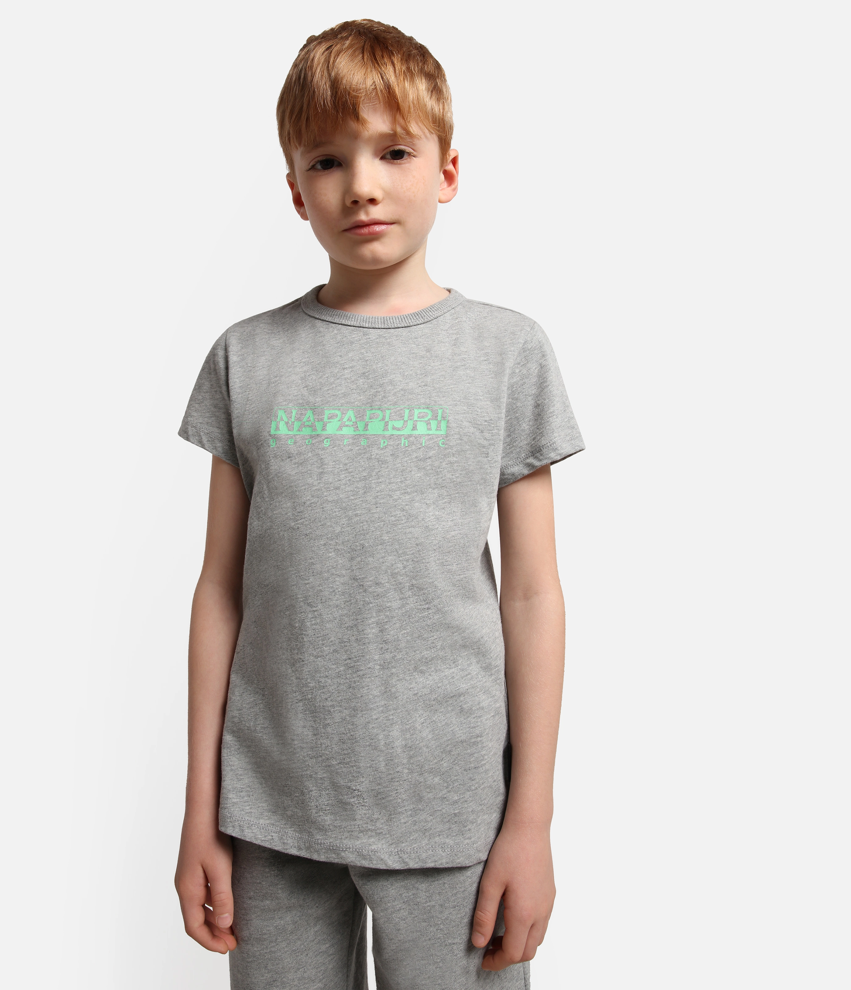 Napapijri - K S-BOX SS 1 - med grey melange - 2