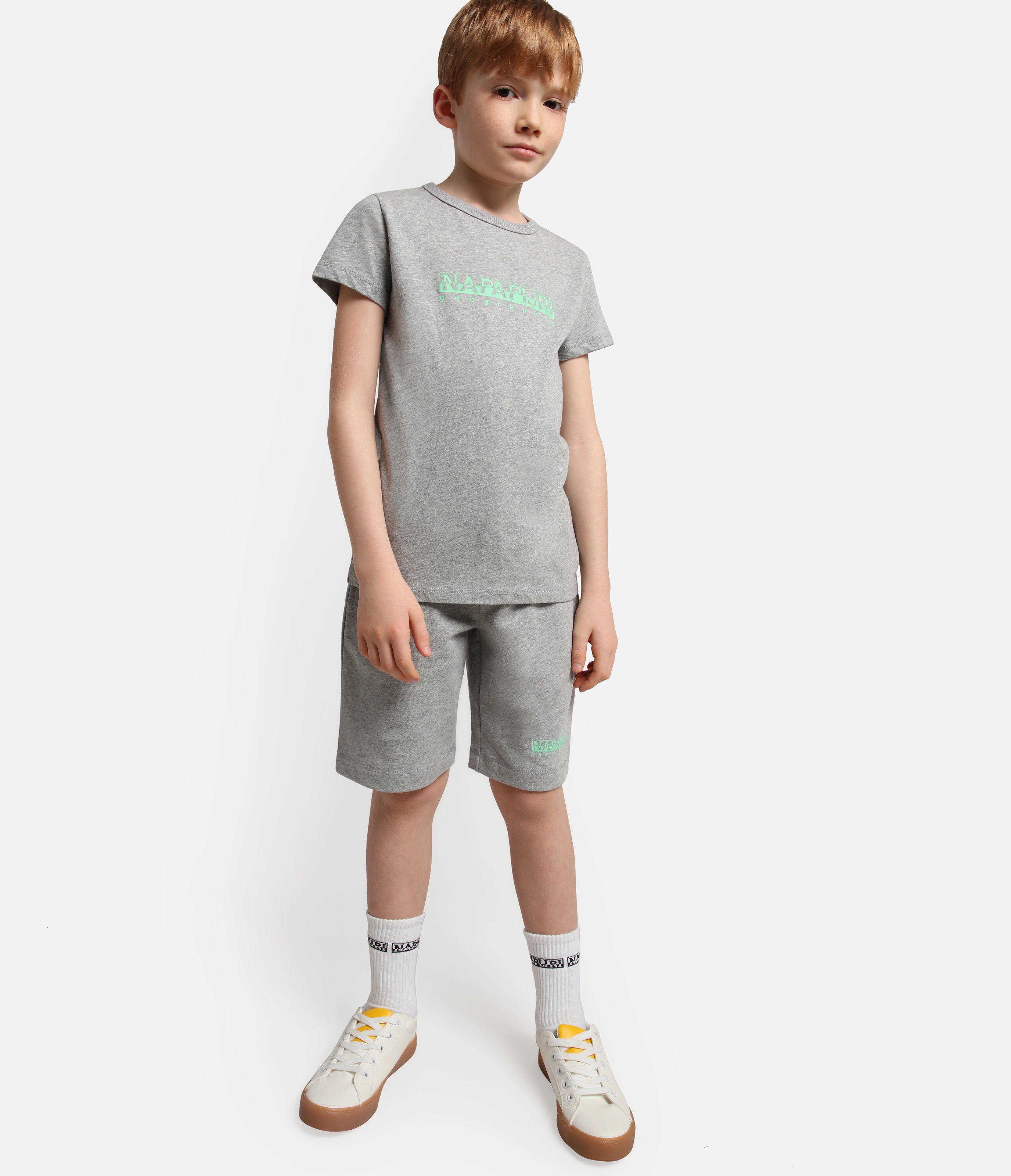 Napapijri - K S-BOX SS 1 - med grey melange - 4