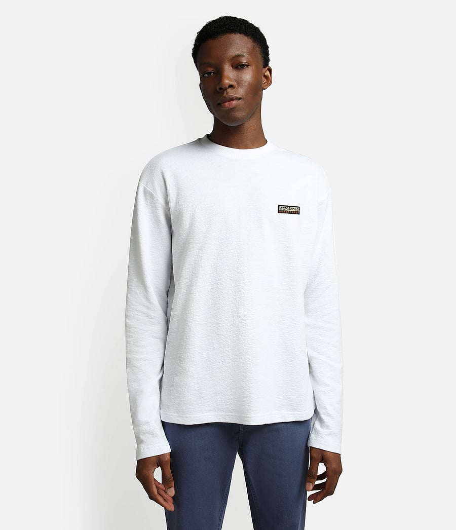 Napapijri - S-MAEN LS - bright white - 2