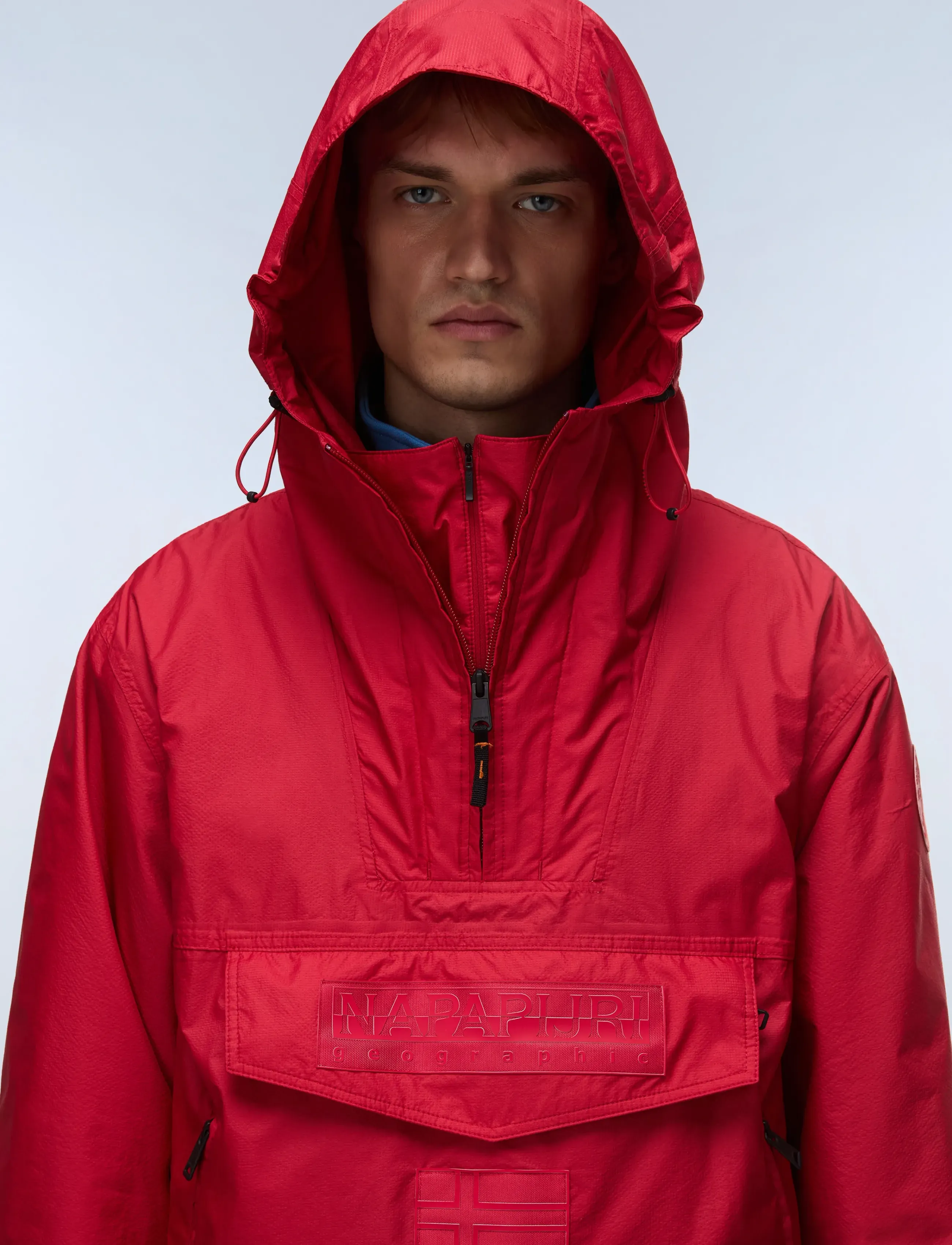 Napapijri RF NEXT WB AMERICAN B RAQ - Płaszcze przeciwdeszczowe - AMERICAN B RAQ / red