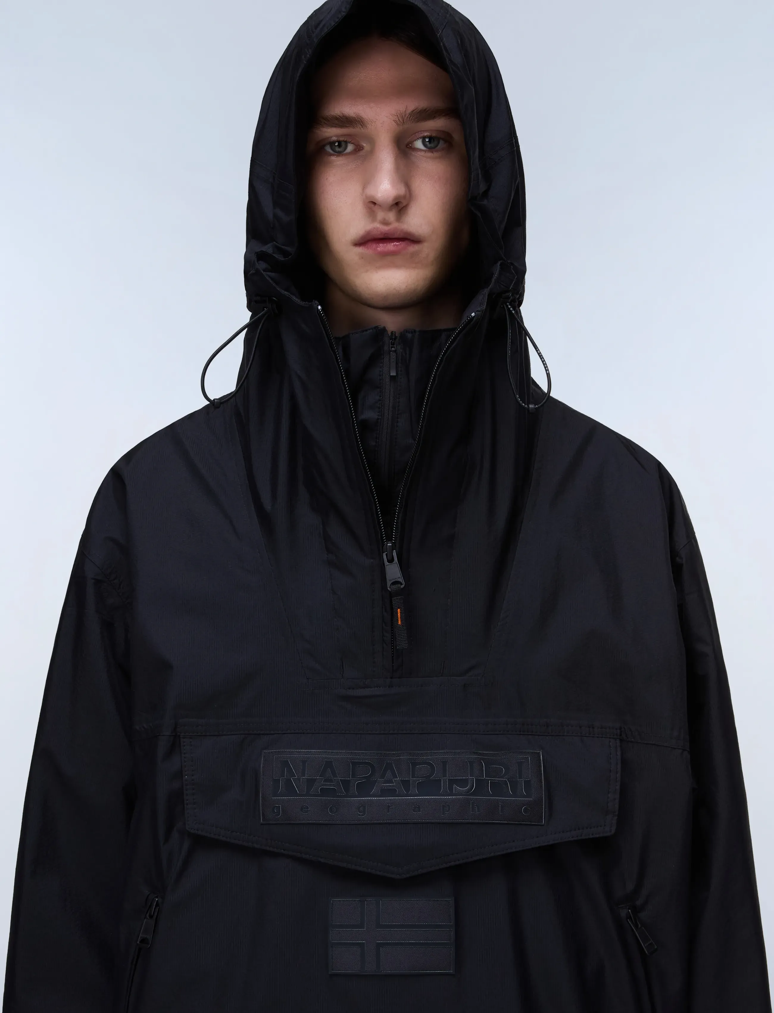 Napapijri RF NEXT WB AMERICAN B RAQ - Płaszcze przeciwdeszczowe - BLACK BEAUTY / black