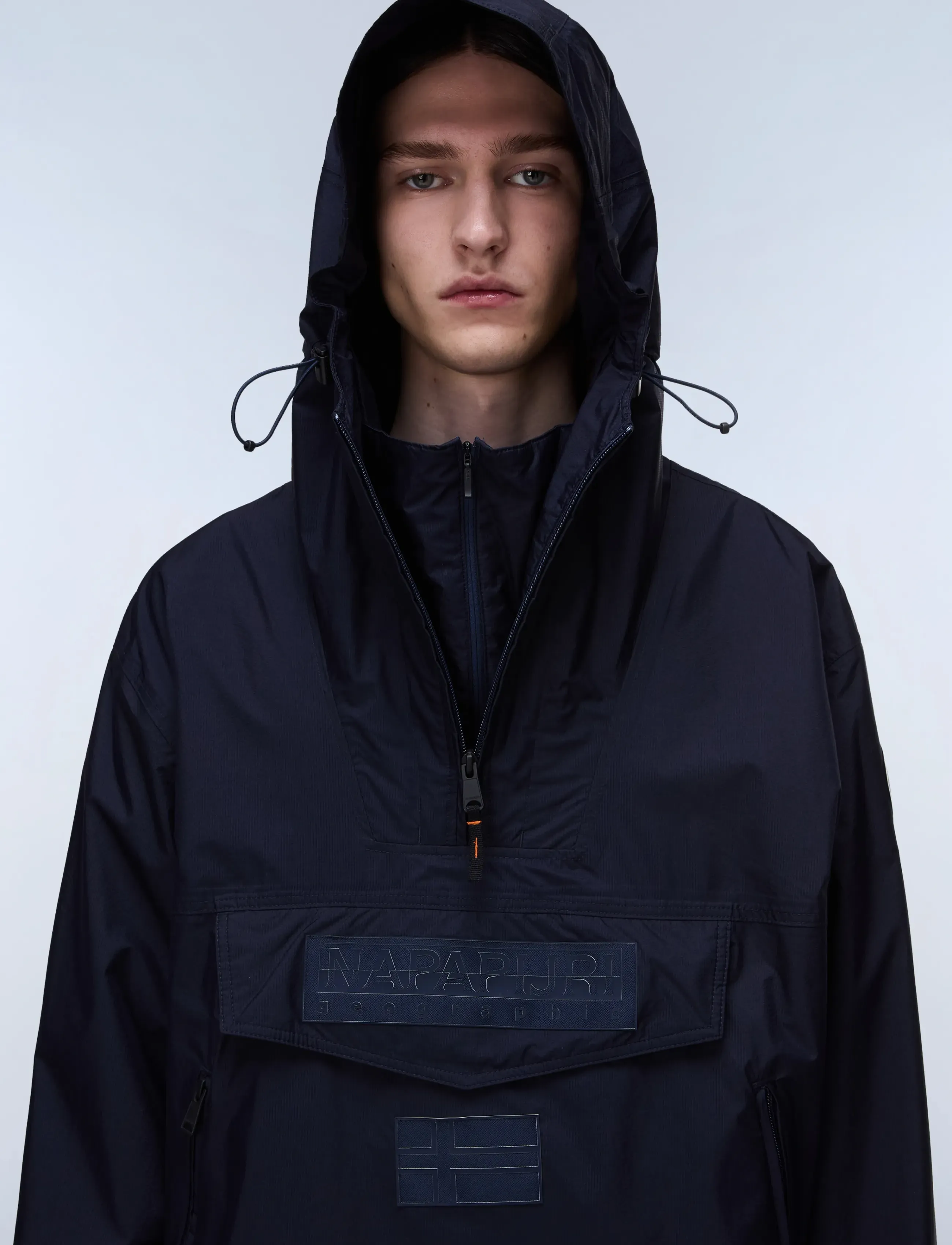 Napapijri RF NEXT WB AMERICAN B RAQ - Płaszcze przeciwdeszczowe - BLU MARINE / navy