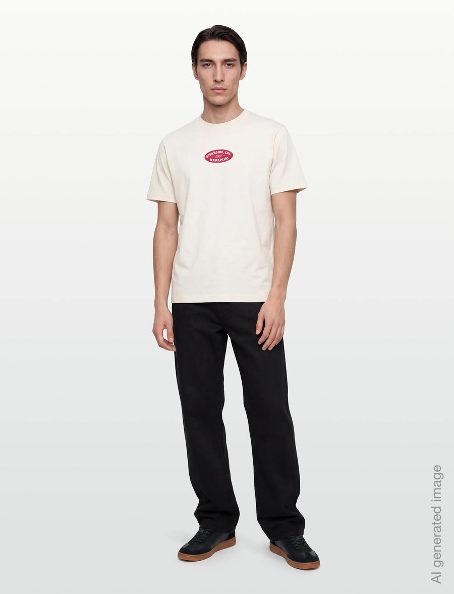 Napapijri - S-FLINT SS WHITE WHISPER - kortärmade t-shirts - fancy fx3 - 0