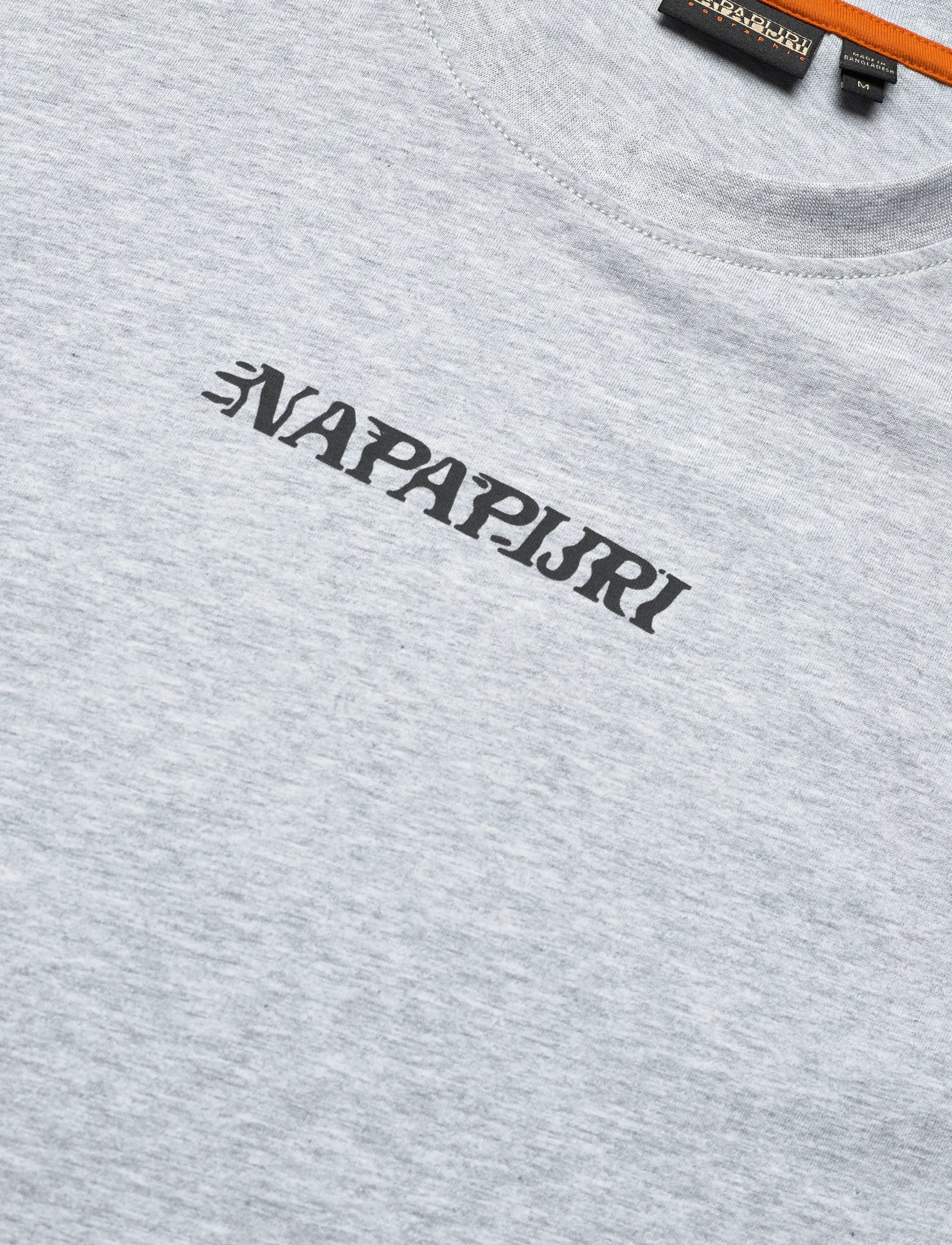 Napapijri - S-FLINT SS FANCY FX3 - kurzärmelig - light grey melange - 5