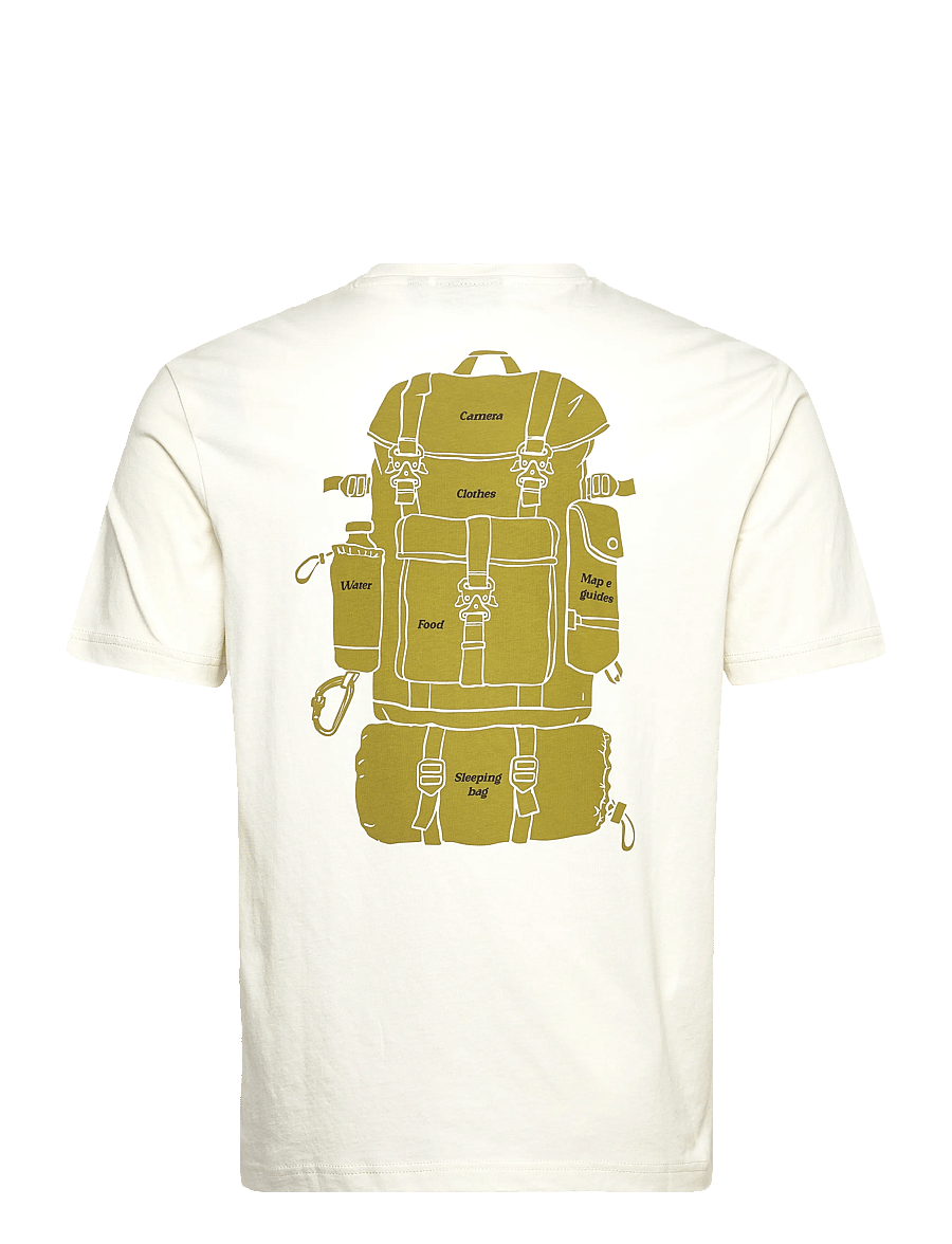 Napapijri - S-FLINT SS FANCY FX3 - kurzärmelige t-shirts - white whisper - 2
