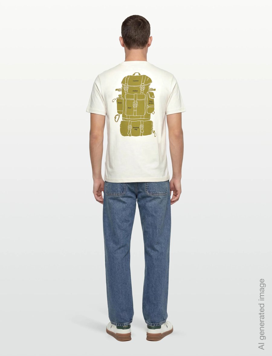 Napapijri - S-FLINT SS FANCY FX3 - kurzärmelige t-shirts - white whisper - 4