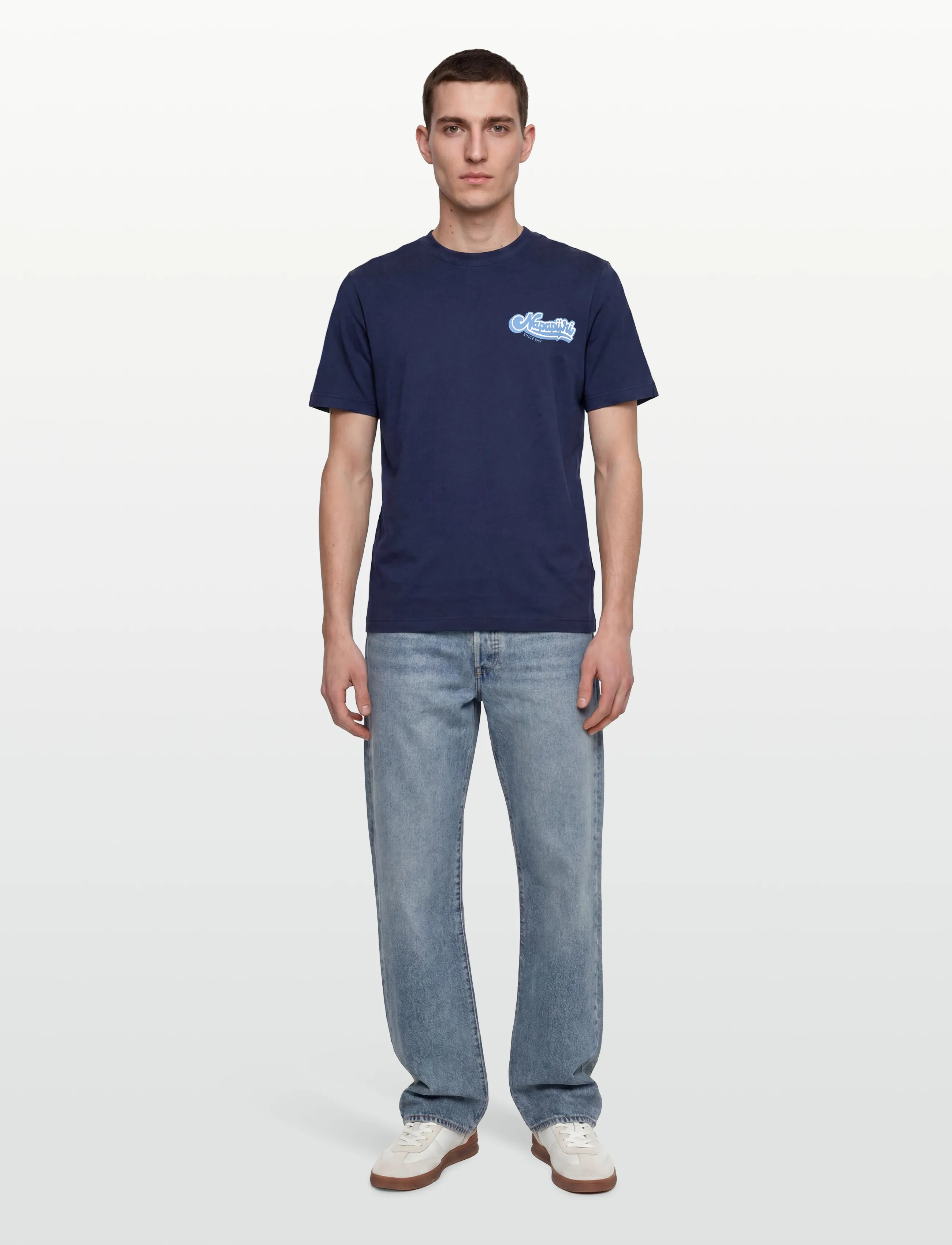 Napapijri S-ZINC SS NAVAL ACADE B2Q - T-shirts - NAVAL ACADE B2Q / navy