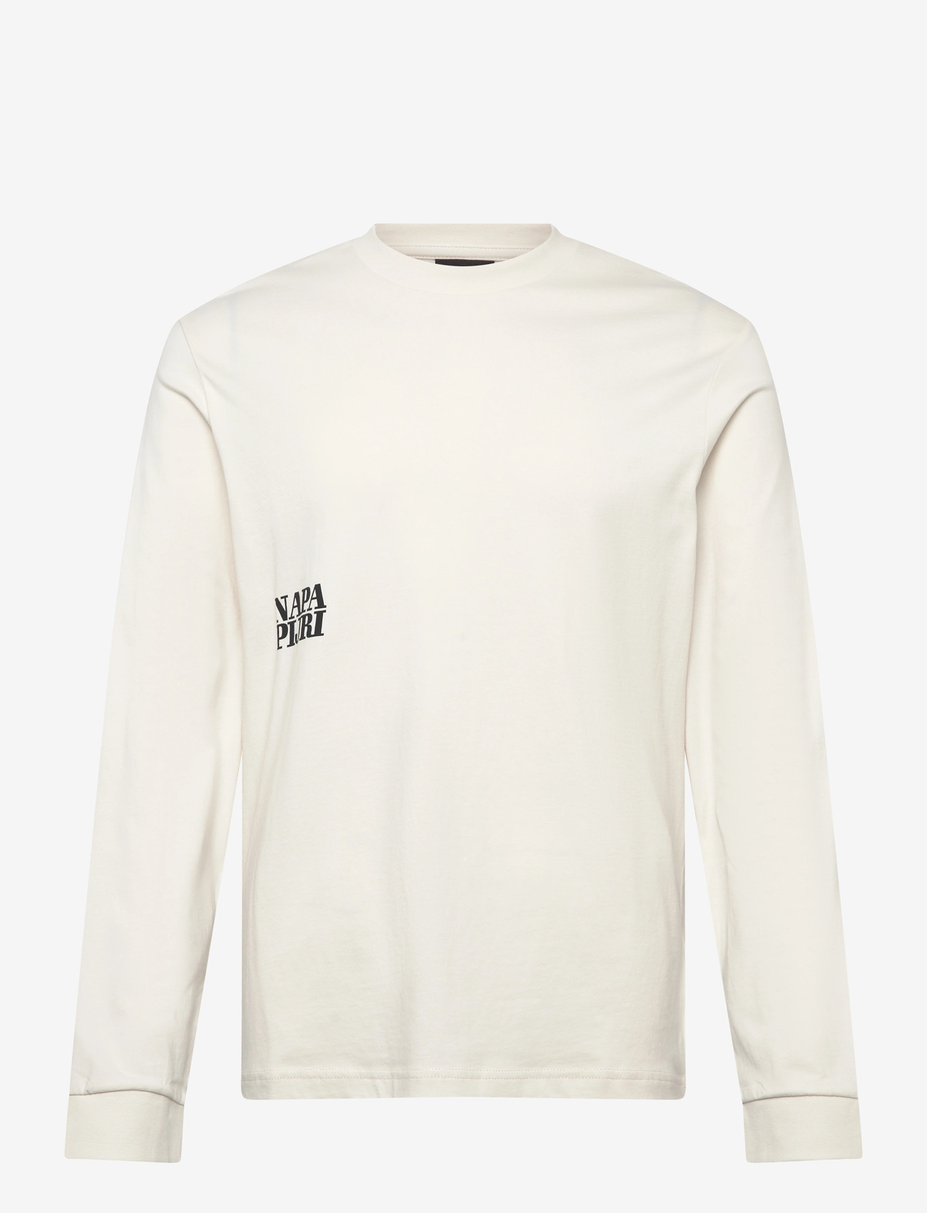Napapijri - S-LODESTAR LS WHITE WHISPER - langærmede t-shirts - white whisper - 0