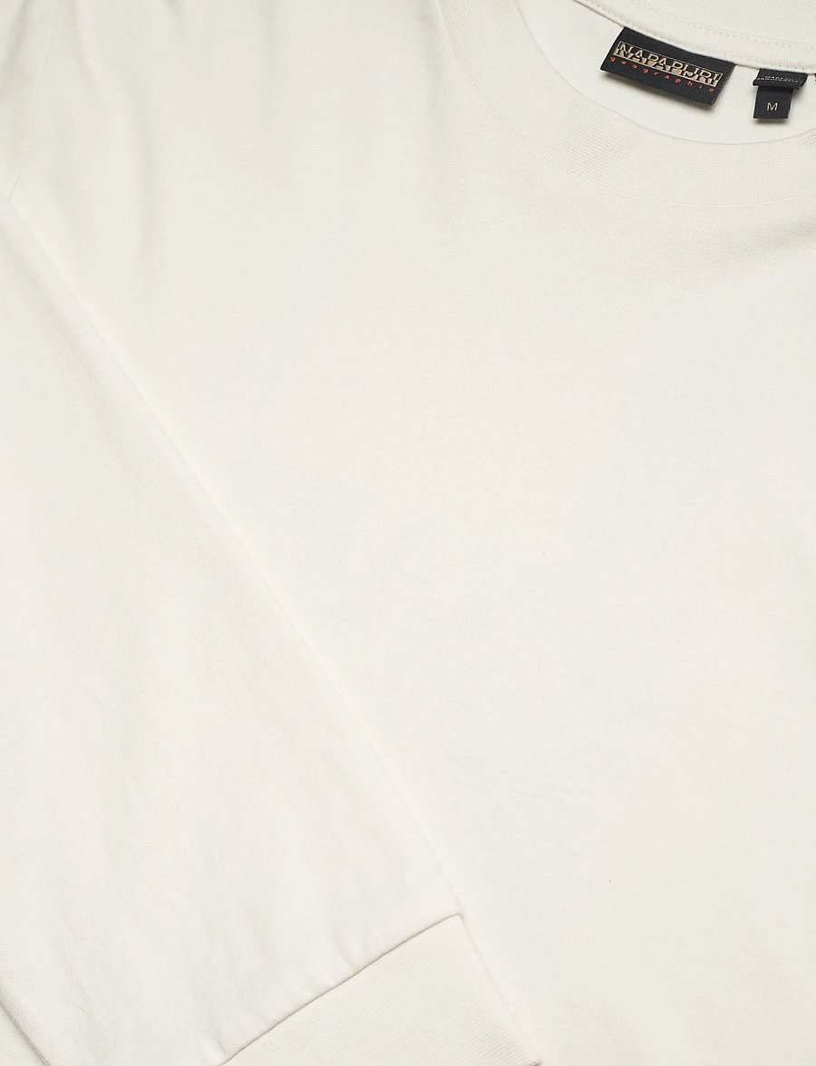 Napapijri - S-LODESTAR LS WHITE WHISPER - langärmelige t-shirts - white whisper - 5