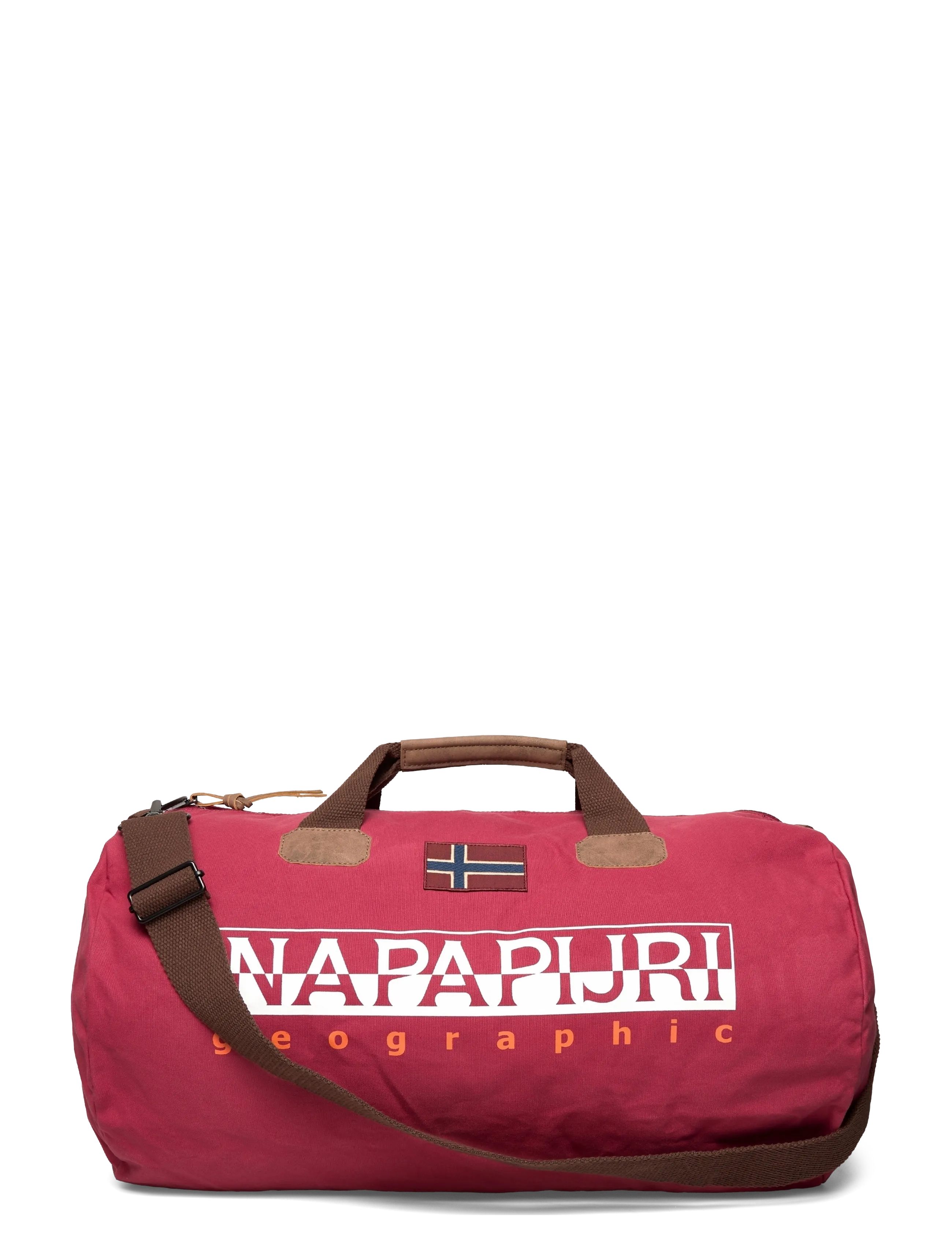 Napapijri BERING 3 DARK OLIVE G3A - Väskor - GARNET / white
