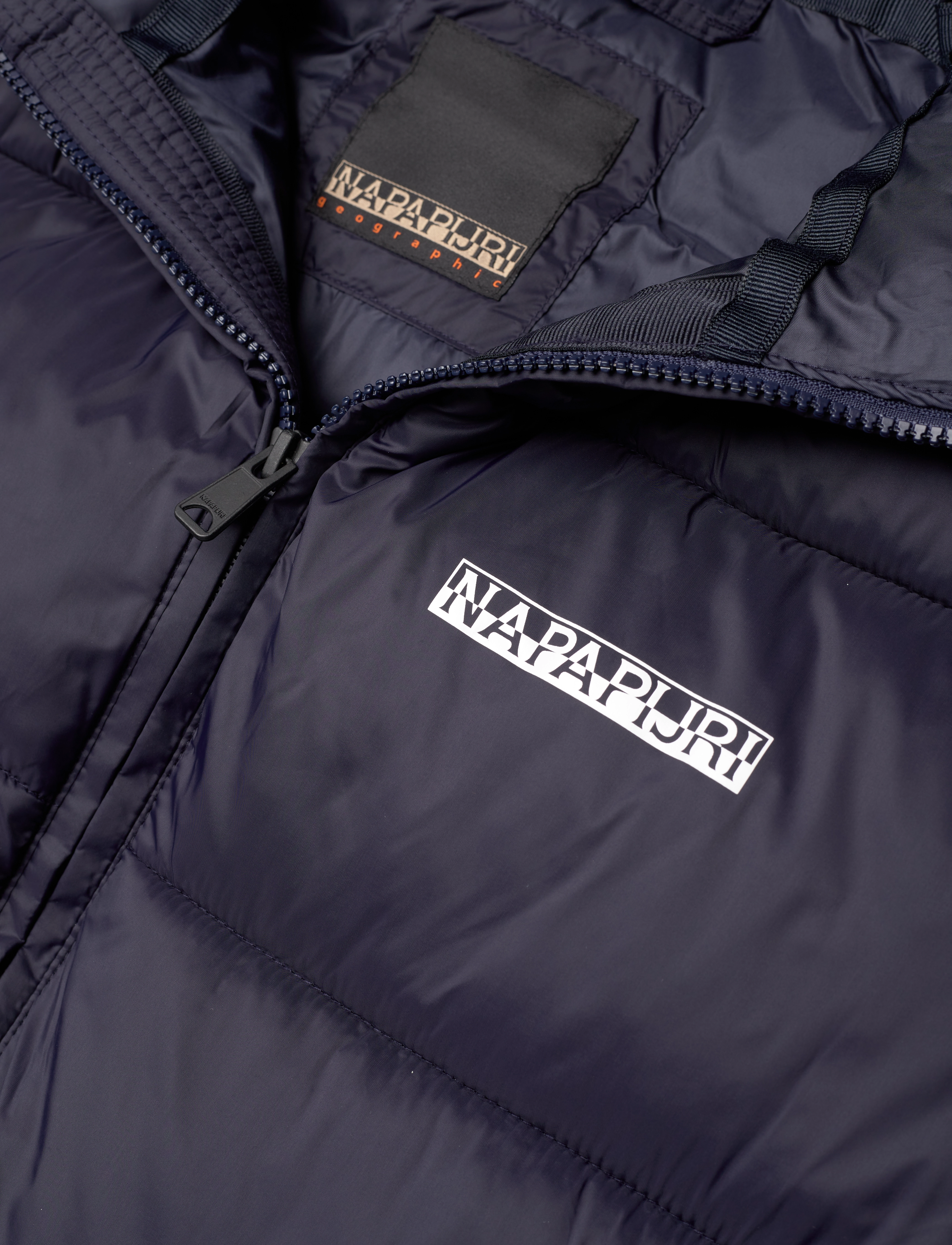 Napapijri - Suomi Hood Puffer Jacket - blu marine - 3