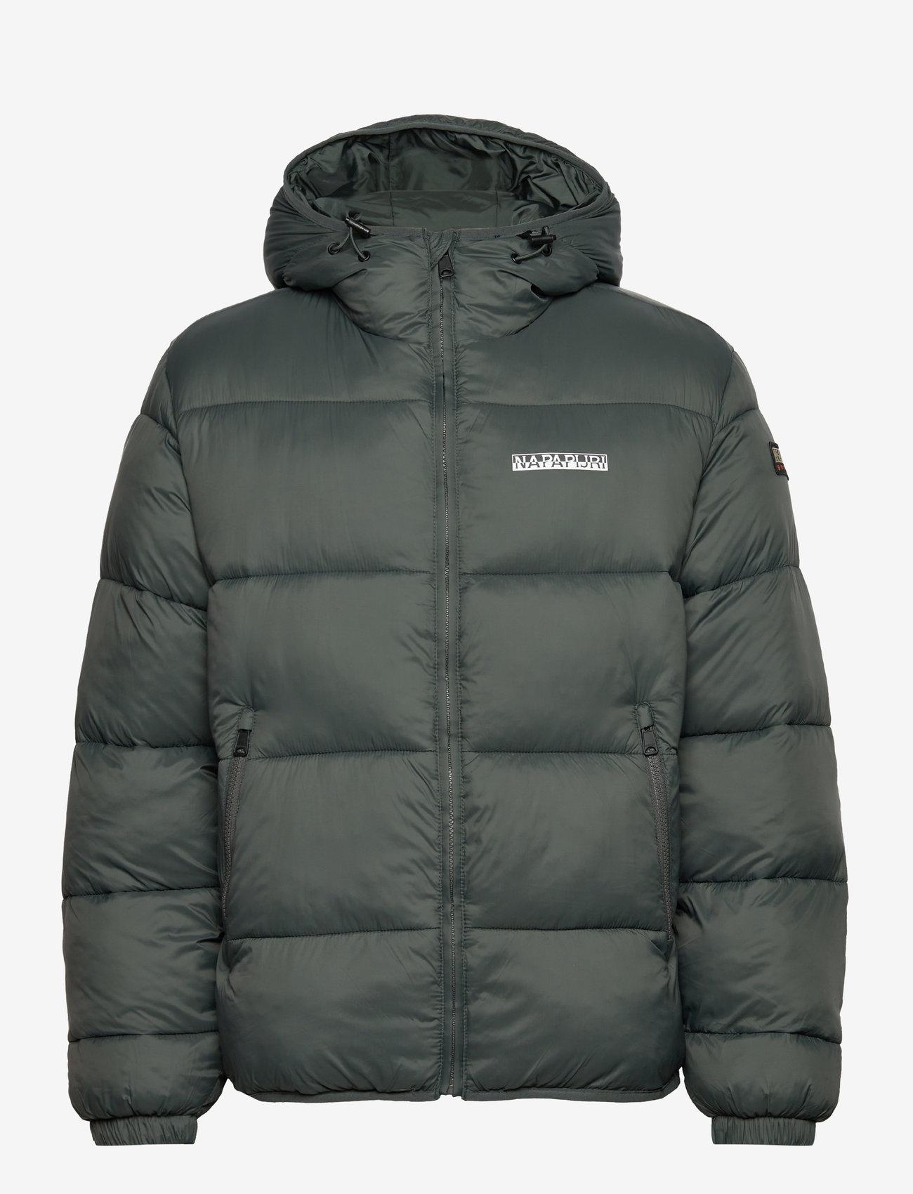 Napapijri - Suomi Hood Puffer Jacket - vinterjackor - green urban - 1