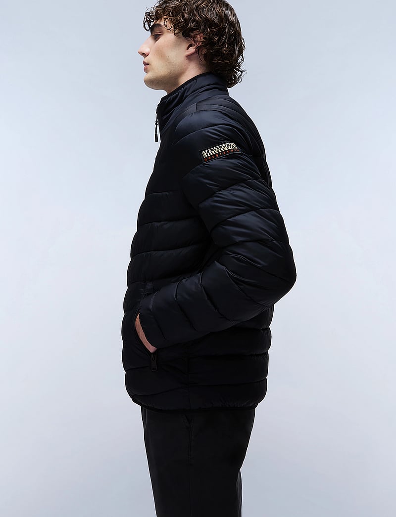 Napapijri - Aerons Puffer Jacket - winter jackets - black - 4