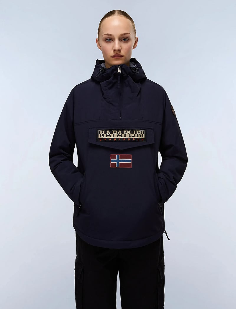 Napapijri - RAINFOREST W PKT 4 - frühlingsjacken - blu marine - 4