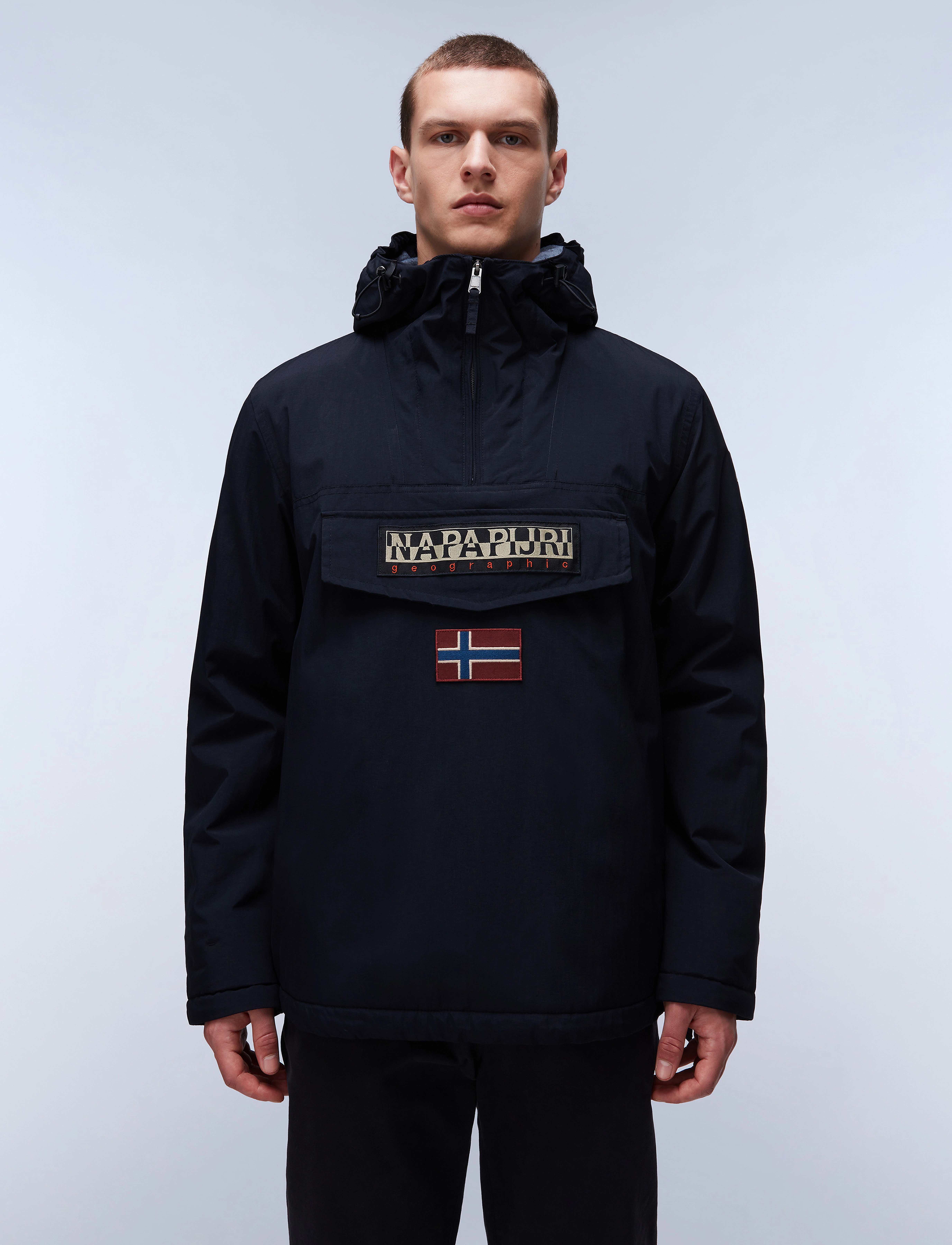 Funktionsjacka 'Rainforest' blå / guld / mörkröd 4