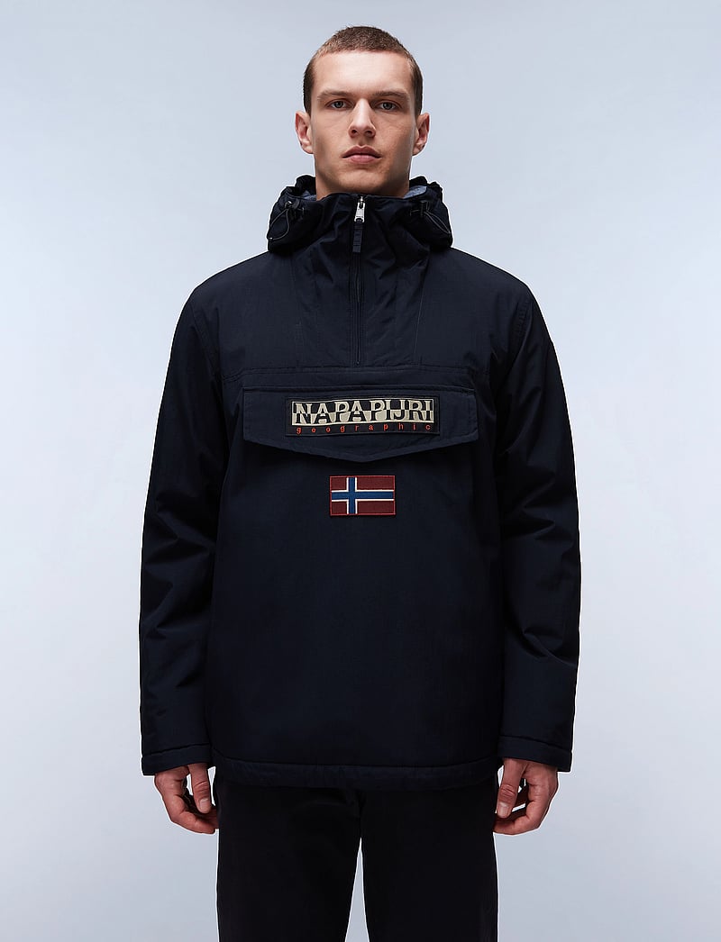 Napapijri - Rainforest Winter Anorak Jacket - vinterjackor - black - 0
