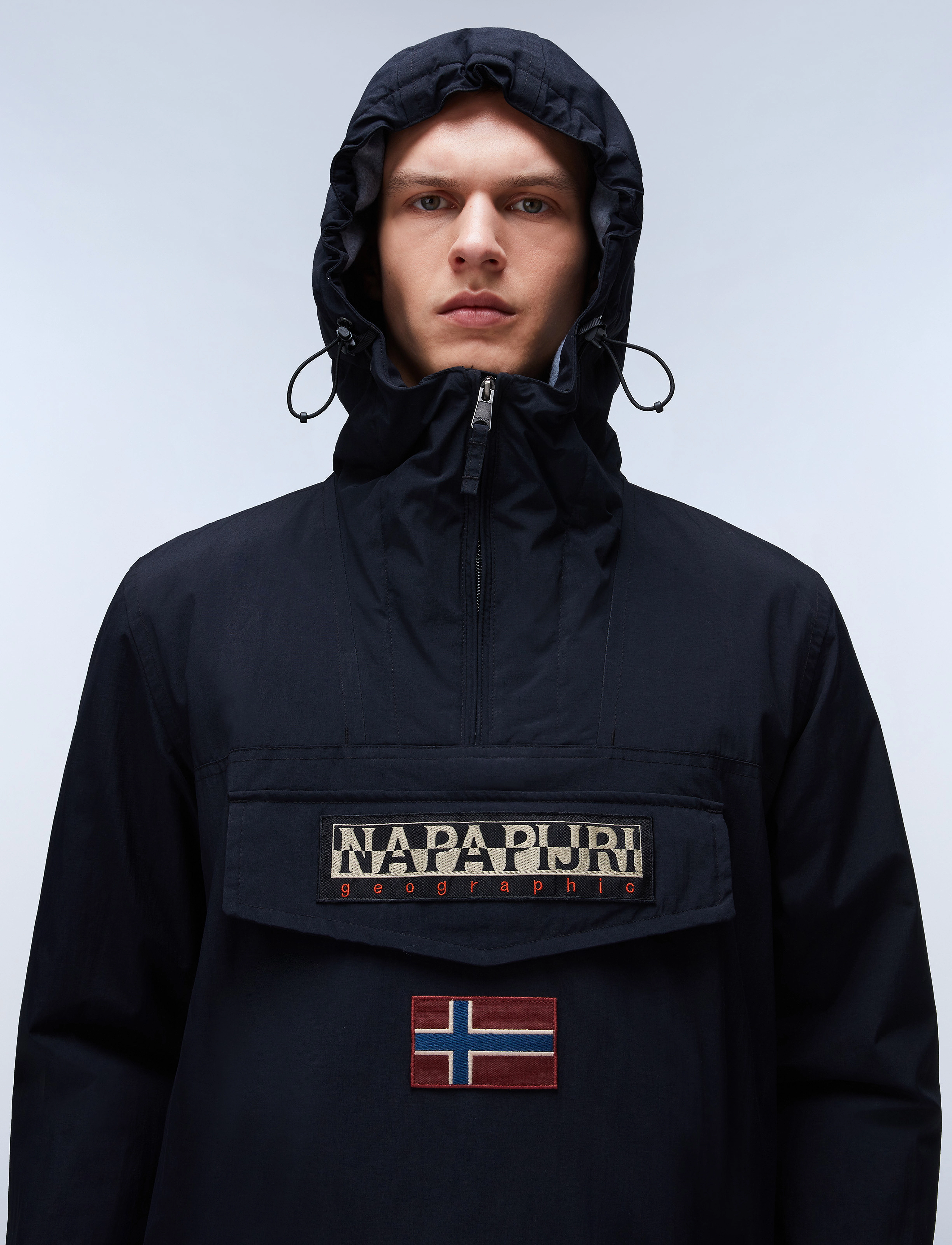 Funktionsjacka 'Rainforest' blå / guld / mörkröd 7