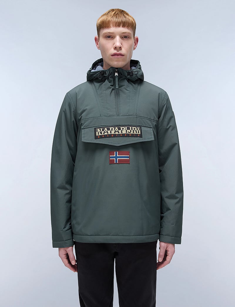 Napapijri - Rainforest Winter Anorak Jacket - talvejoped - green urban - 0