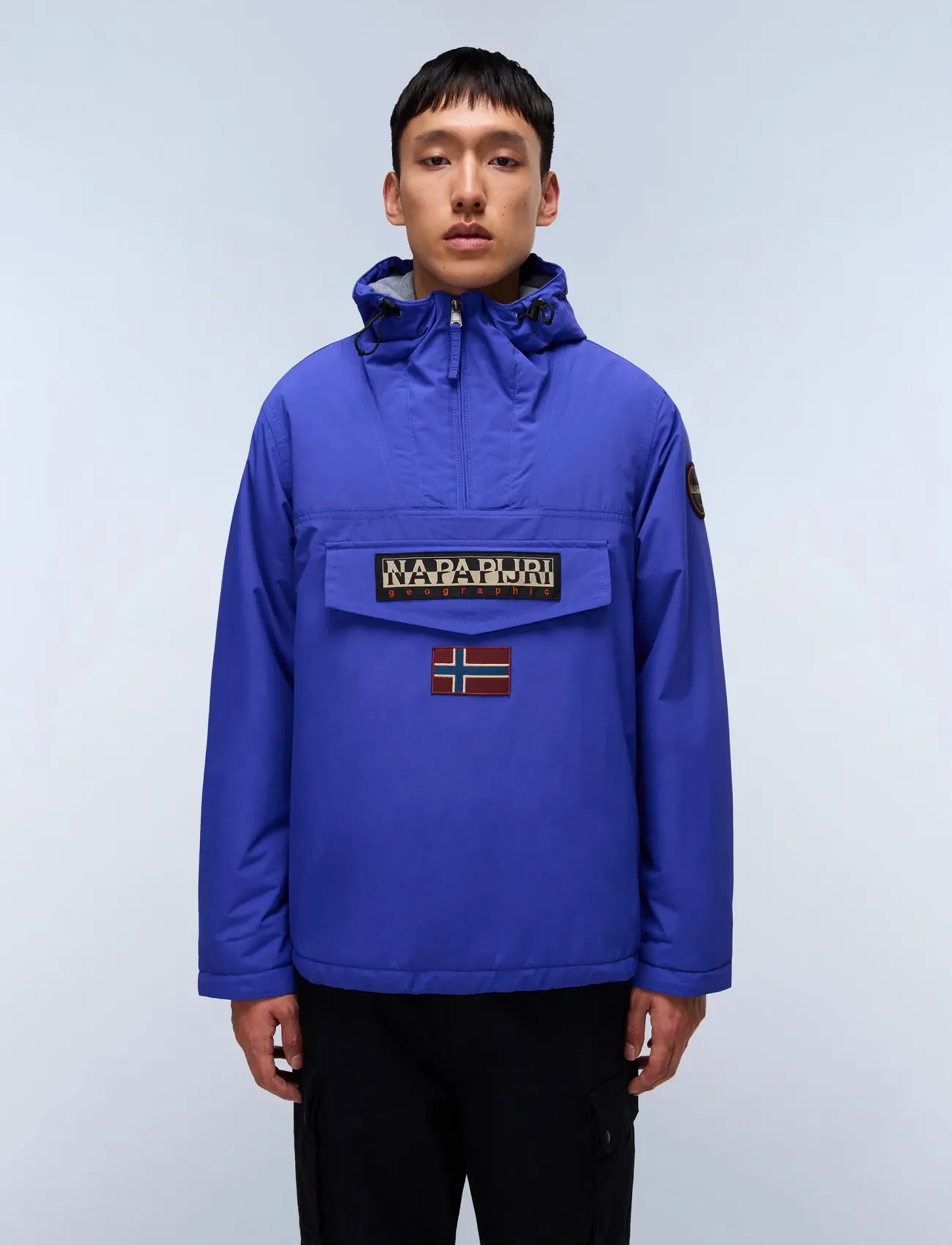Napapijri Rainforest Winter 3, M, Jackets, Blau - Anoraks, Männerswear