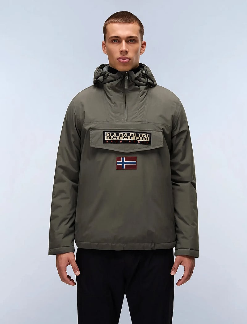 Napapijri - Rainforest Winter Anorak Jacket - vinterjackor - tea leaf g0a - 0