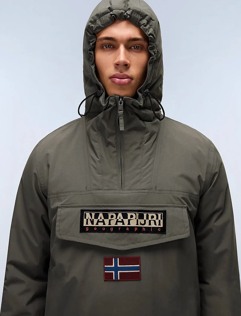 Napapijri - Rainforest Winter Anorak Jacket - vinterjackor - tea leaf g0a - 4