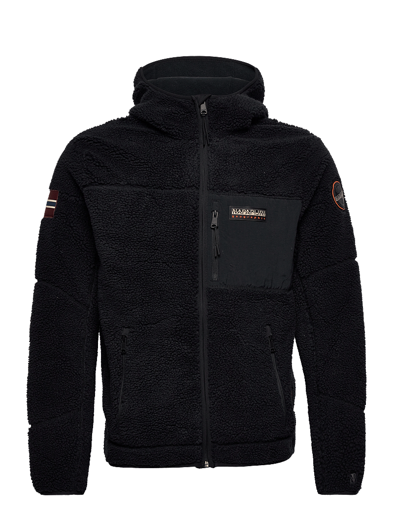 Napapijri Yupik Full-zip Fleece Hoodie – mid layer jackets – shop at Booztlet