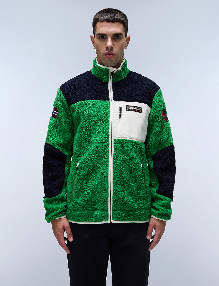 Napapijri - Yupik Full-Zip Fleece - green kelly - 0