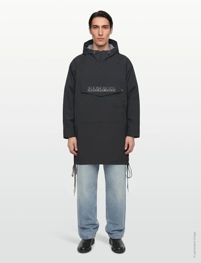 A-Raincape L Kelp N2d - Anorak