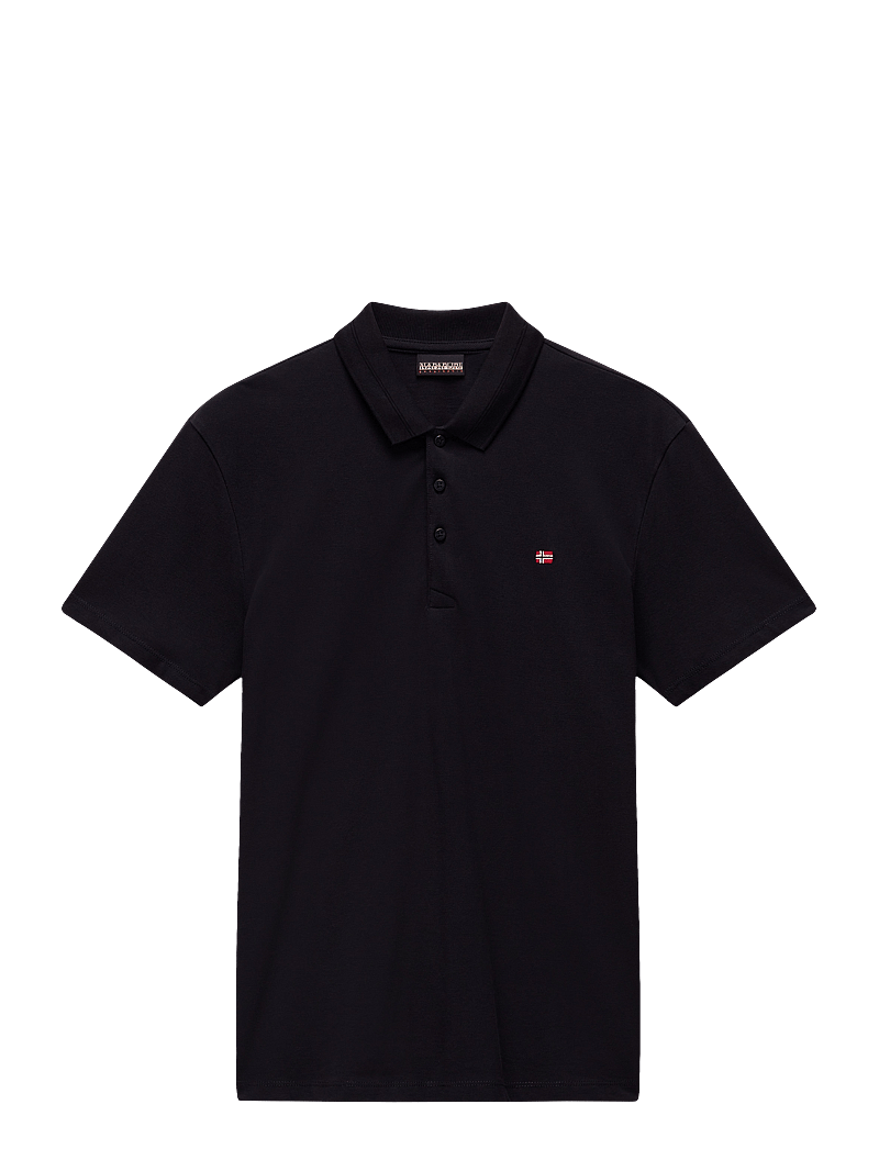 Napapijri - EALIS SS SUM - short-sleeved polos - black - 1