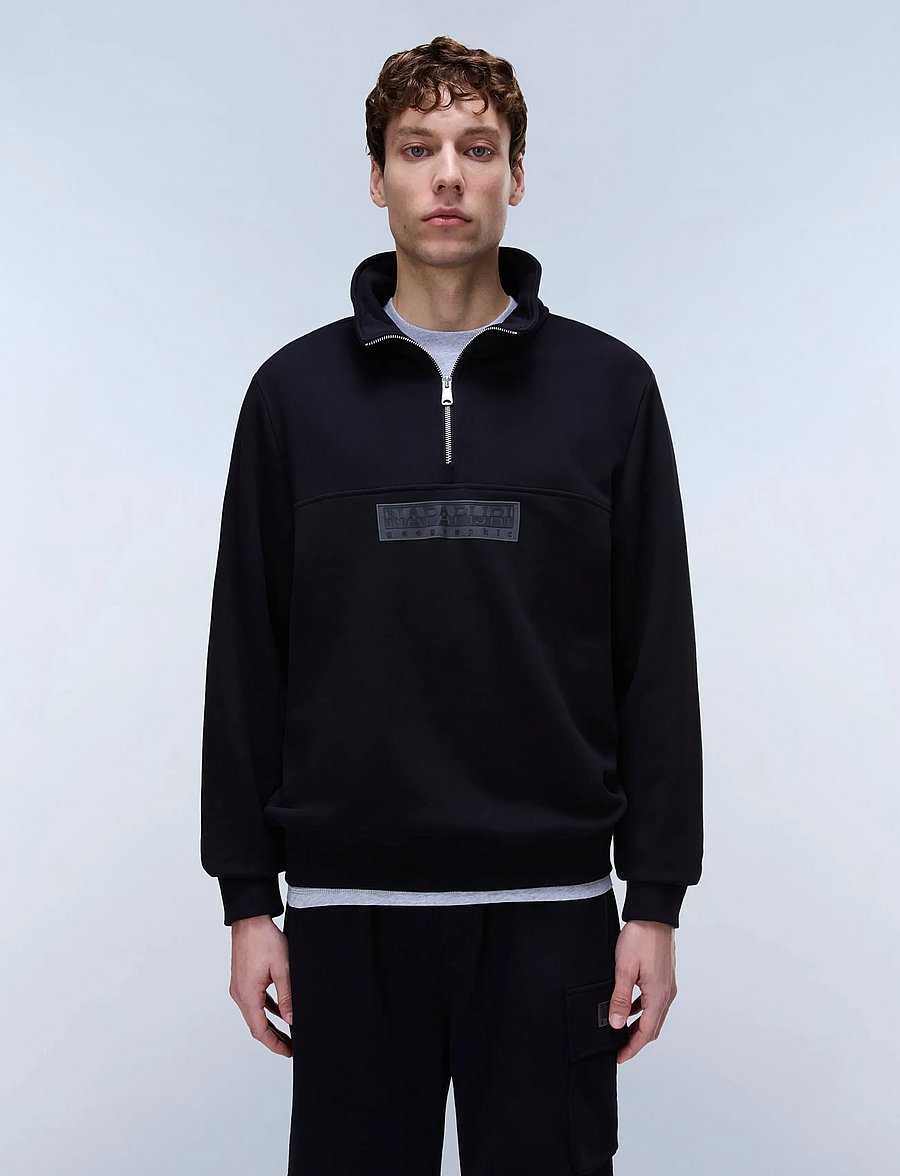 Napapijri - B-BOX LOGO HZ - truien - black beauty - 3