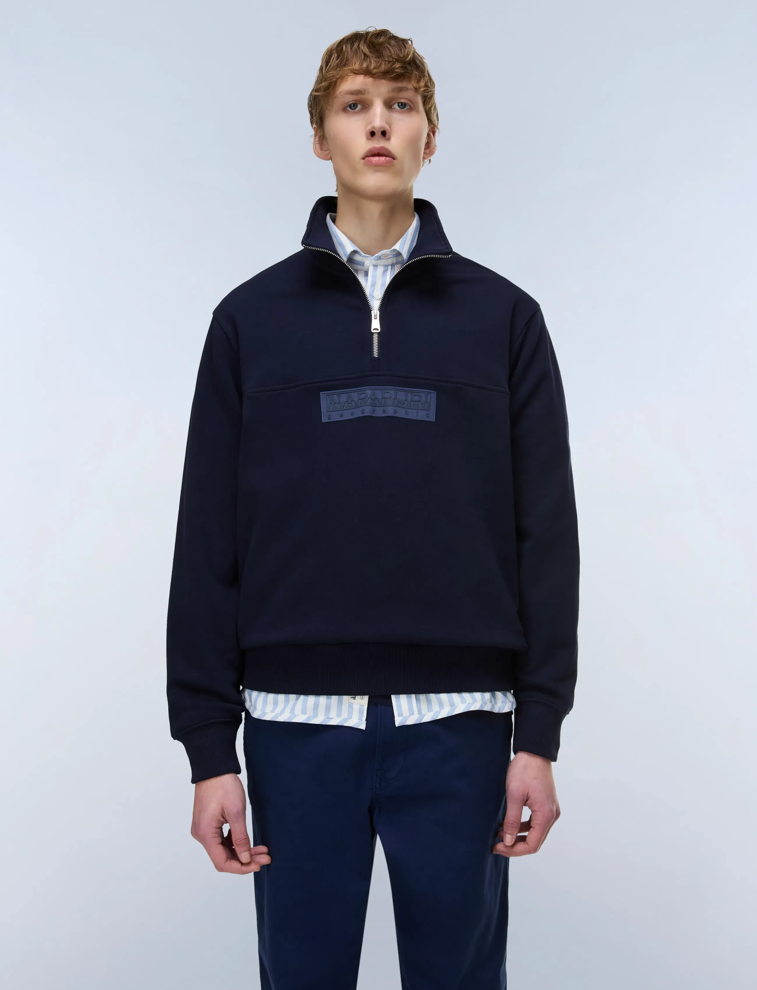 Napapijri - B-BOX LOGO HZ BLACK BEAUTY - shop efter stil - blu marine - 3