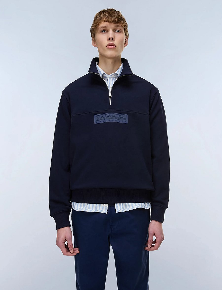 Napapijri - B-BOX LOGO HZ - shop by style - blu marine - 3