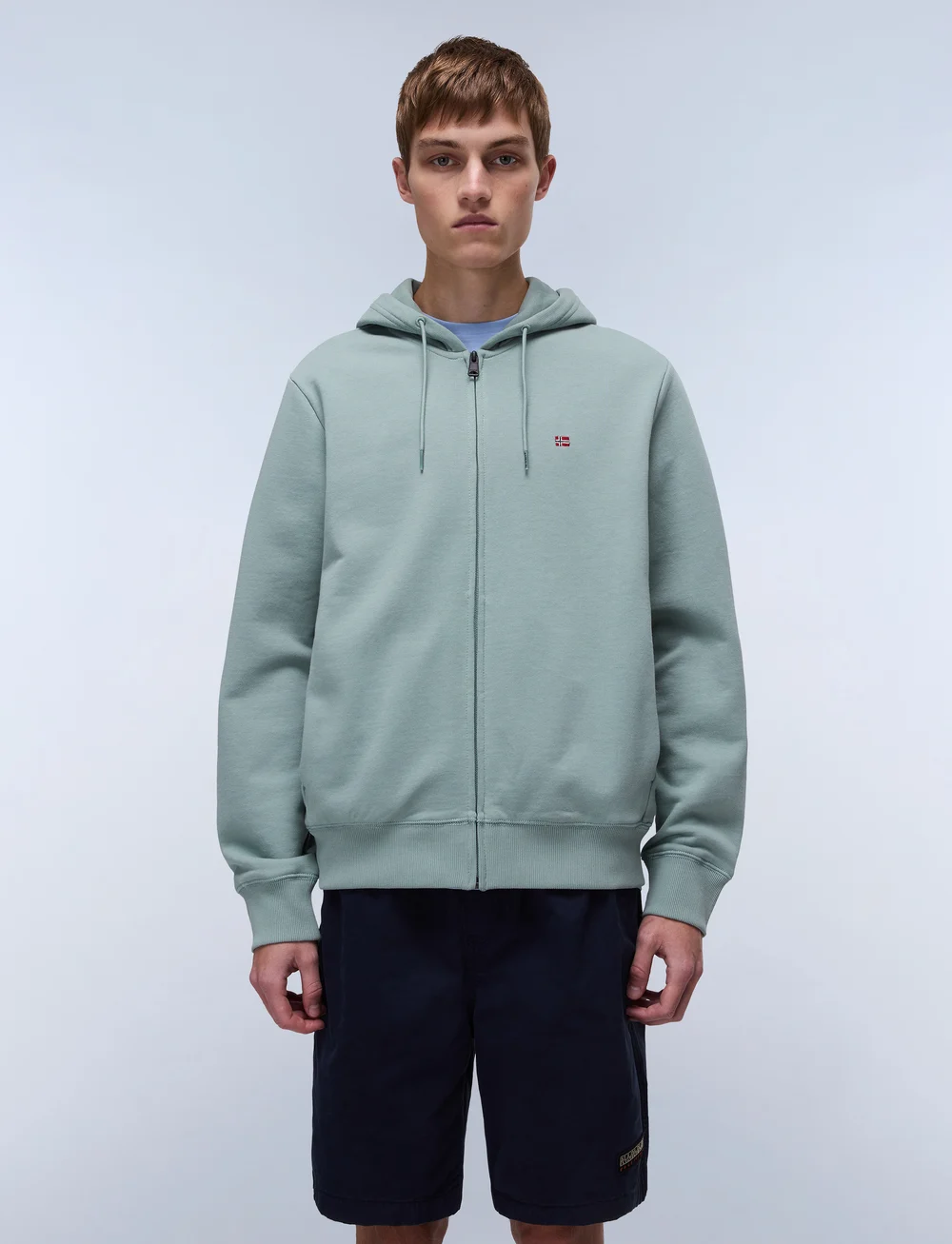 Napapijri - BALIS FZH SUM - hoodies - green mil - 0