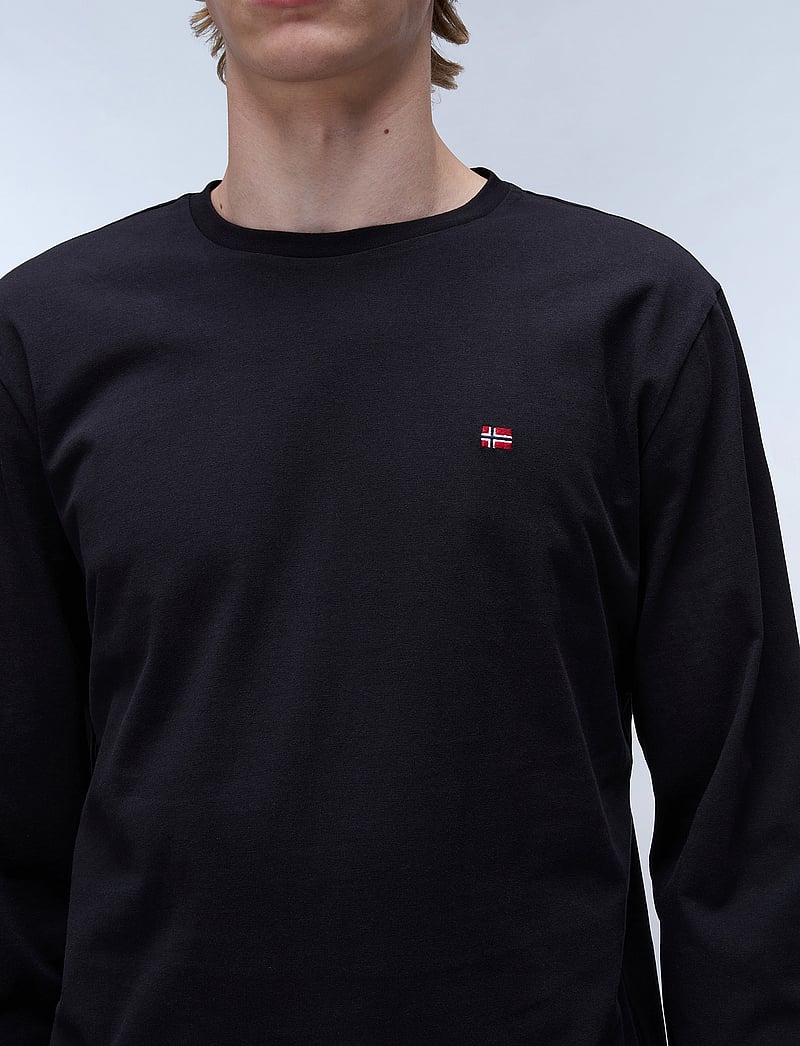 Napapijri - Salis Long Sleeve T-Shirt - pikkade varrukatega t-särgid - black - 4