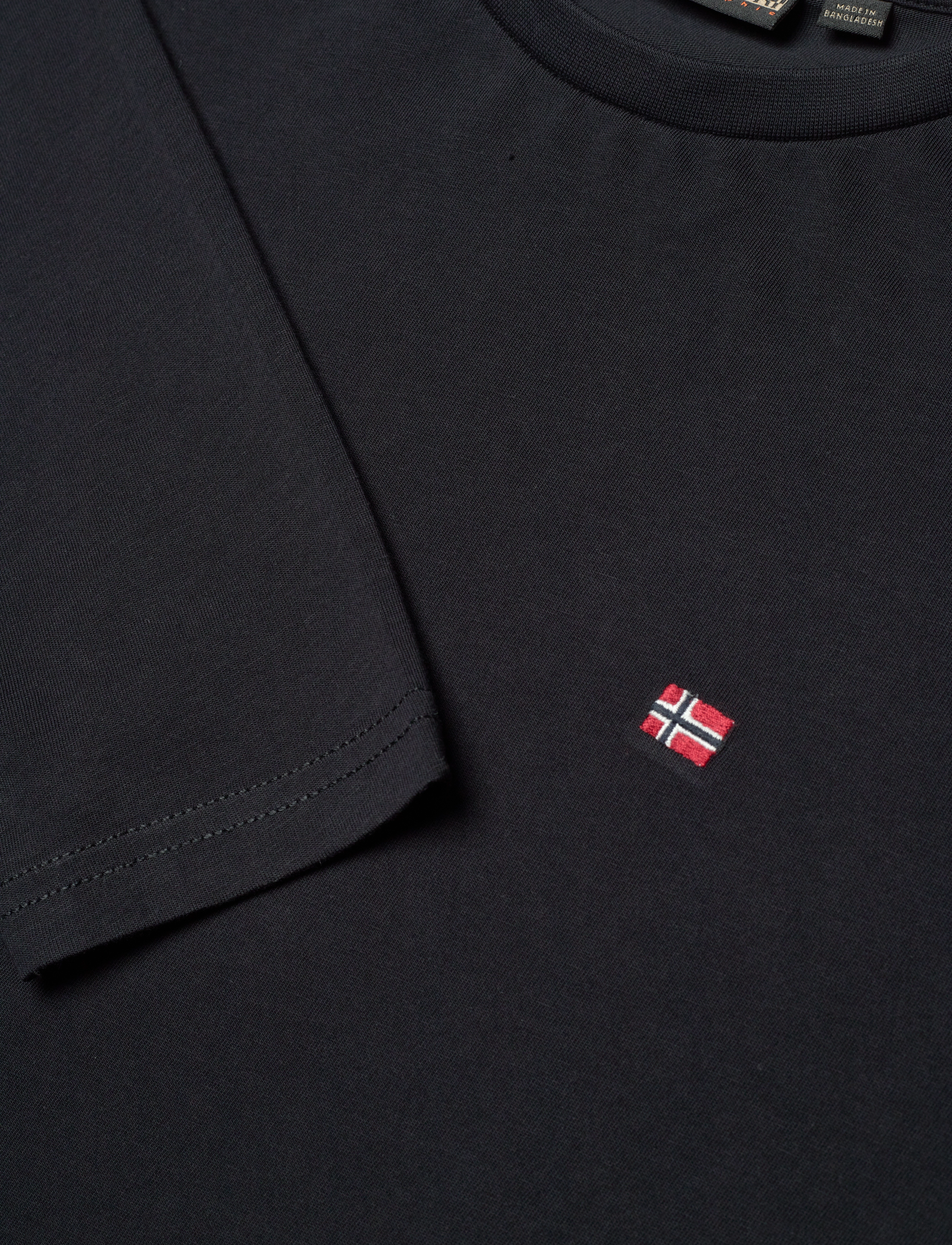 Napapijri - SALIS LS 1 - t-krekli ar garām piedurknēm - black - 5