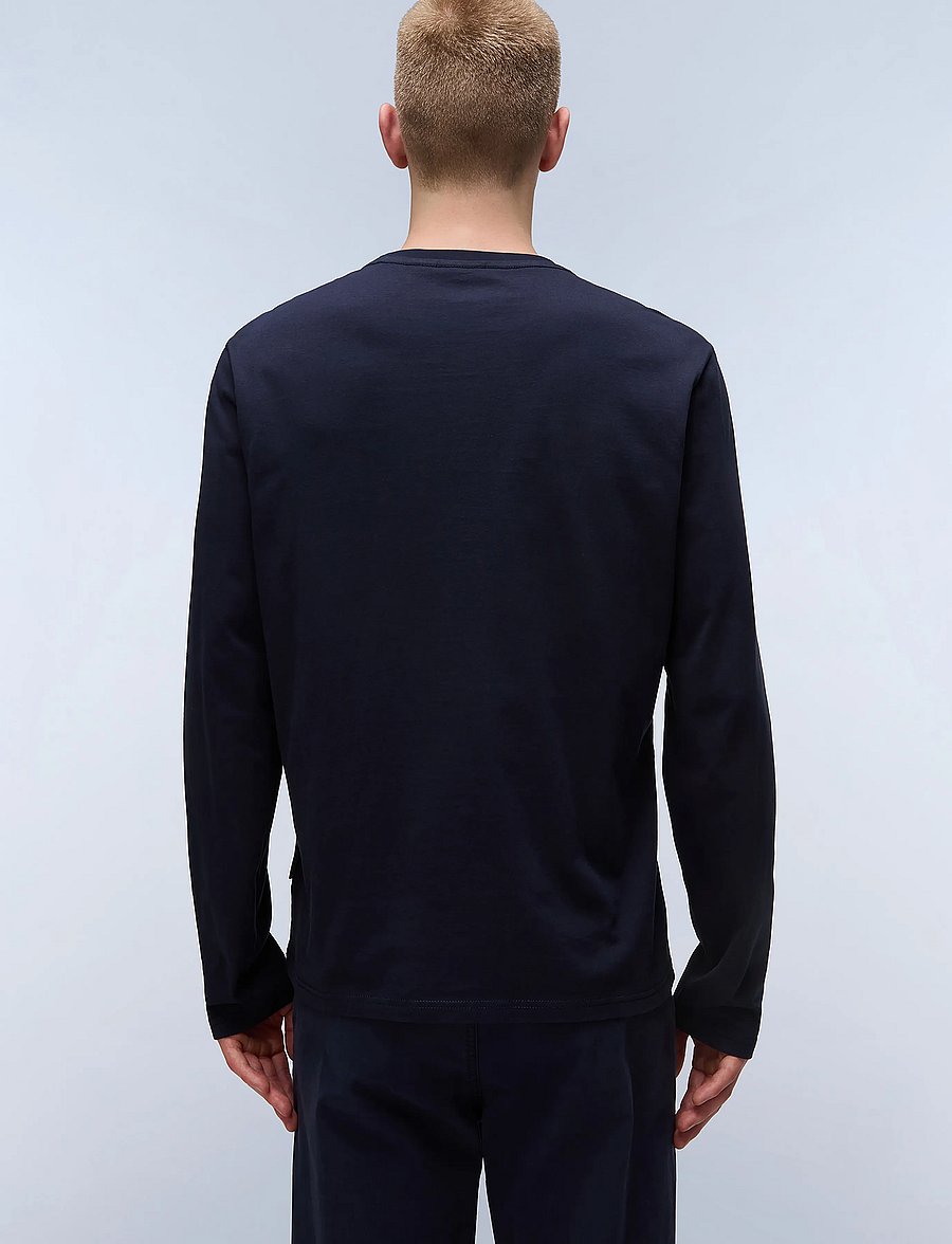 Napapijri - SALIS LS 1 - langärmelige t-shirts - blu marine - 3