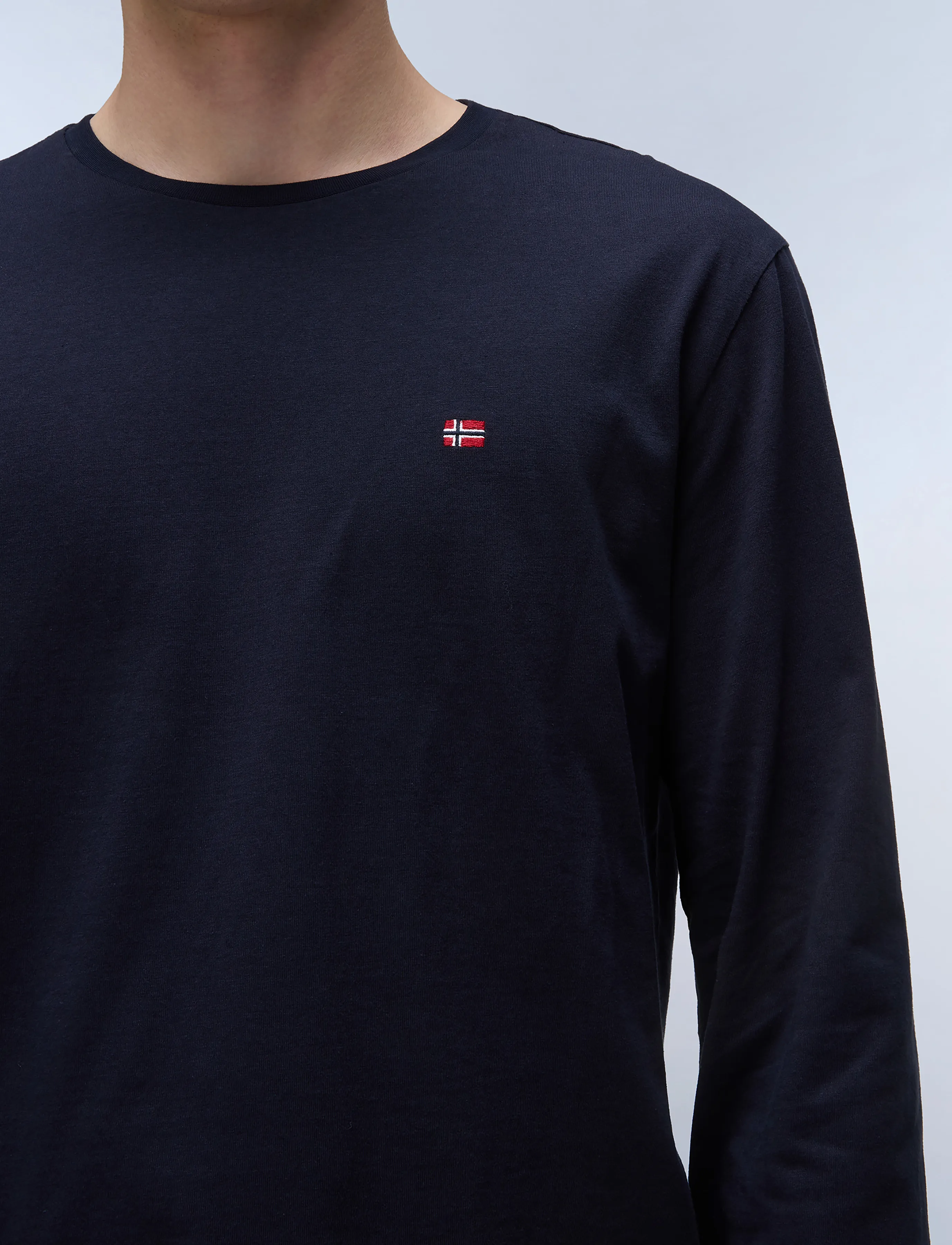 Napapijri - SALIS LS 1 - langærmede t-shirts - blu marine - 4