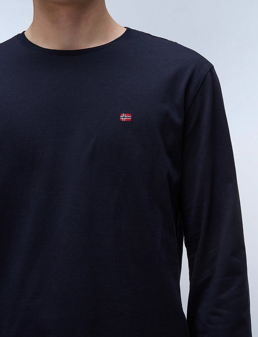 Napapijri - SALIS LS 1 - langärmelige t-shirts - blu marine - 4