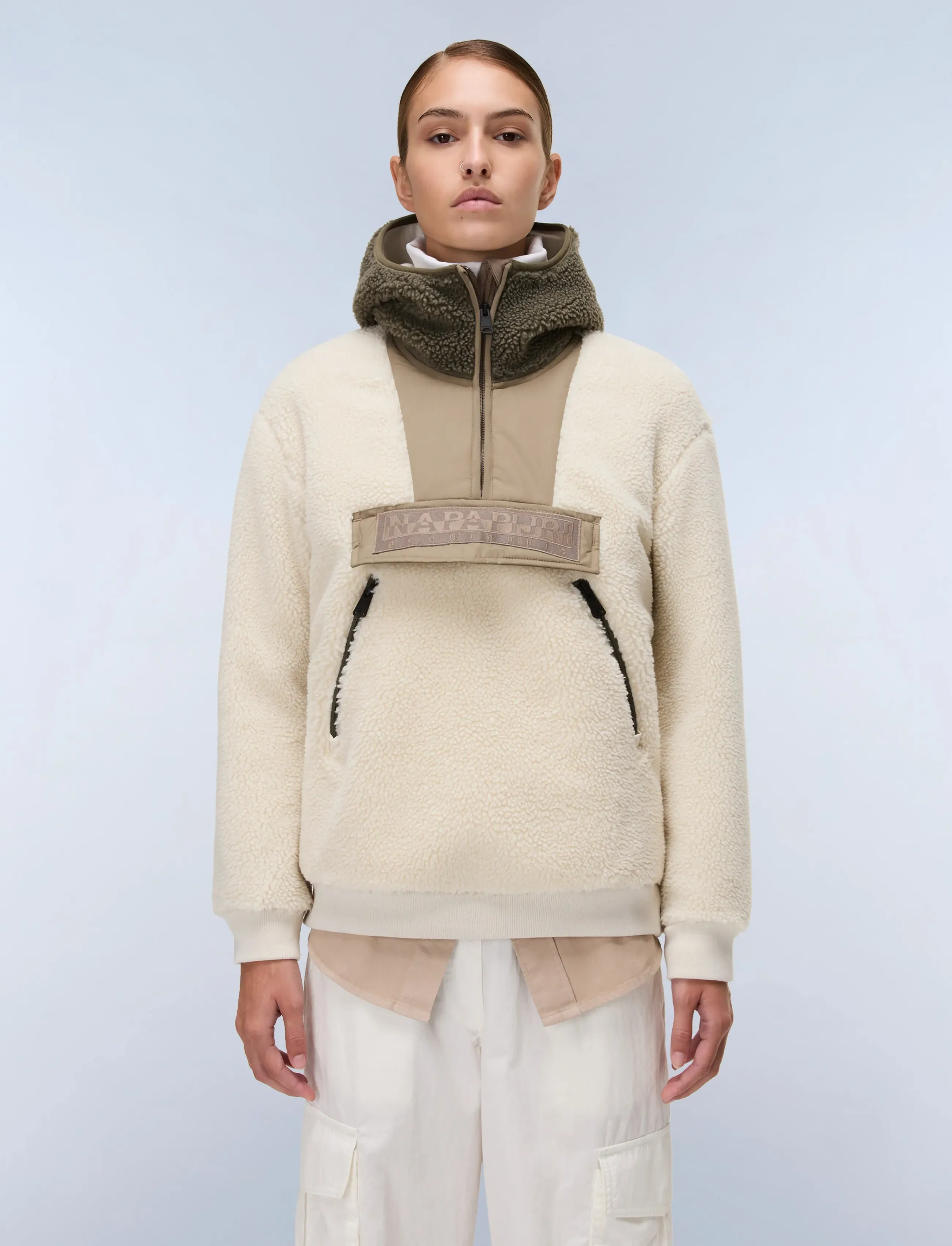 Napapijri T-SELINE HZH W - Bomberjacken - BEIGE DIMITY / cream
